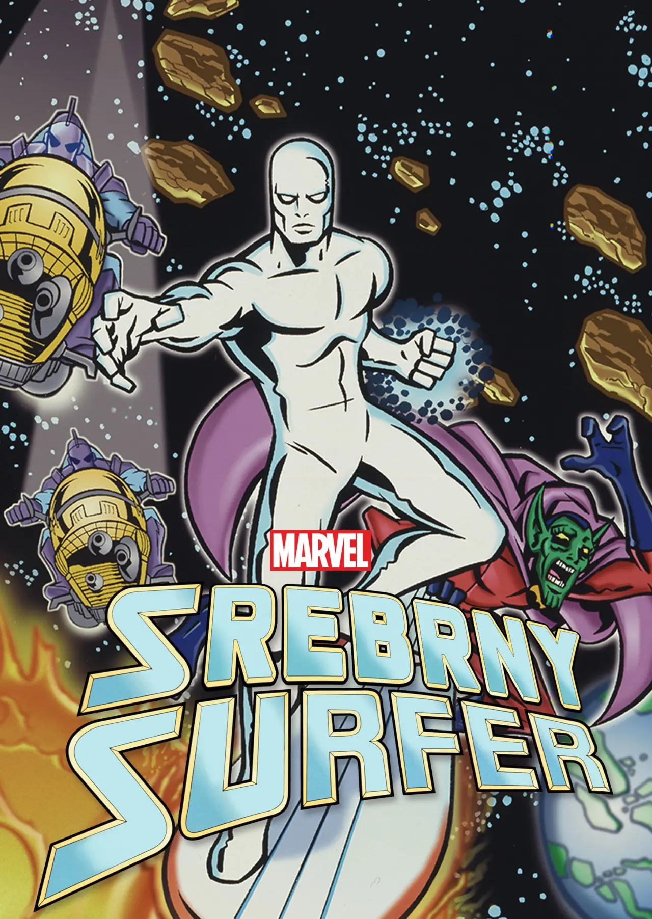 Plakat serialu "Srebrny Surfer"