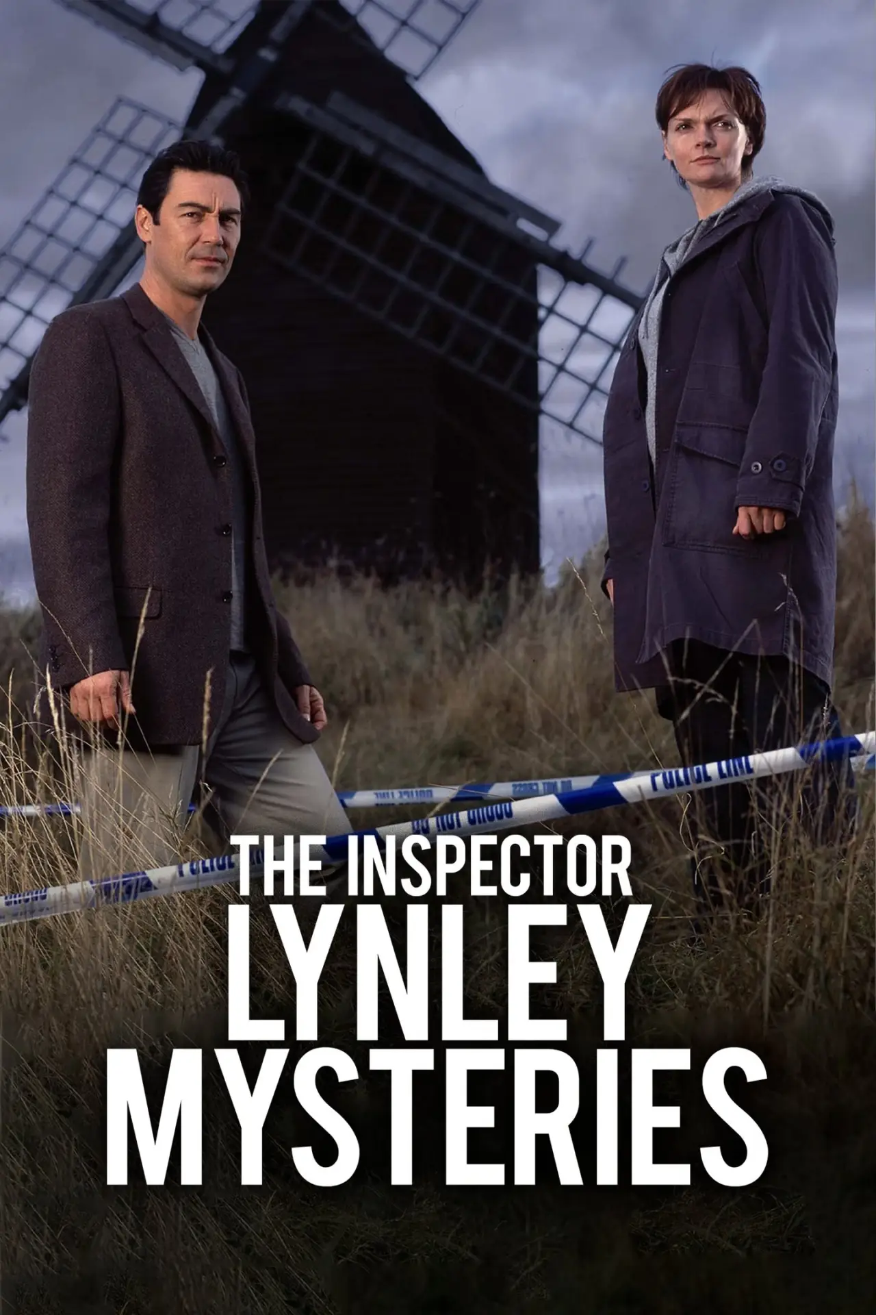 Plakat serialu "Tajemnice inspektora Lynleya"