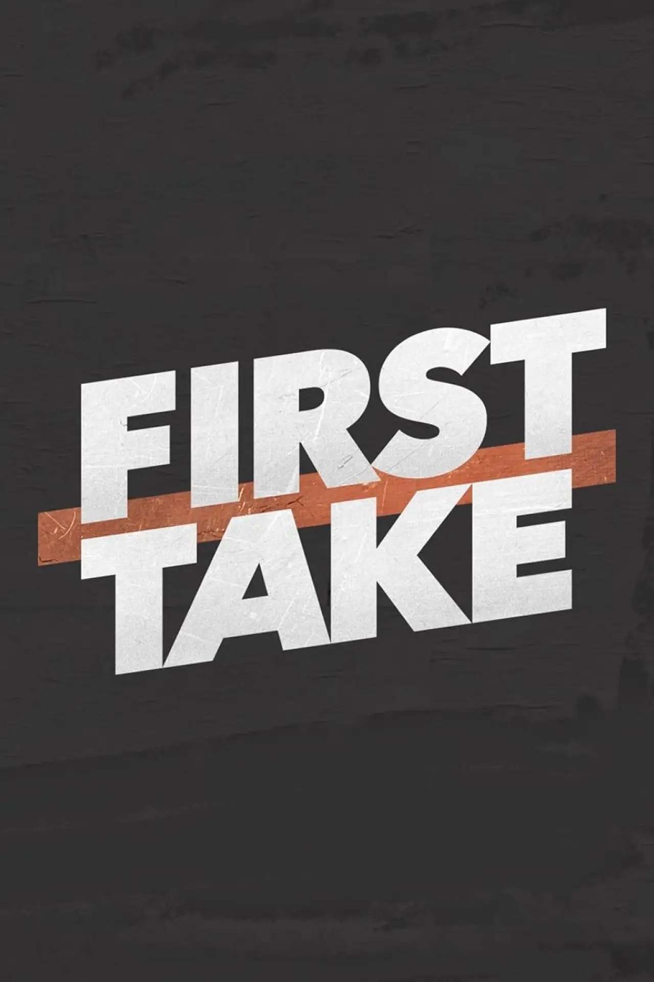 Plakat serialu "First Take"