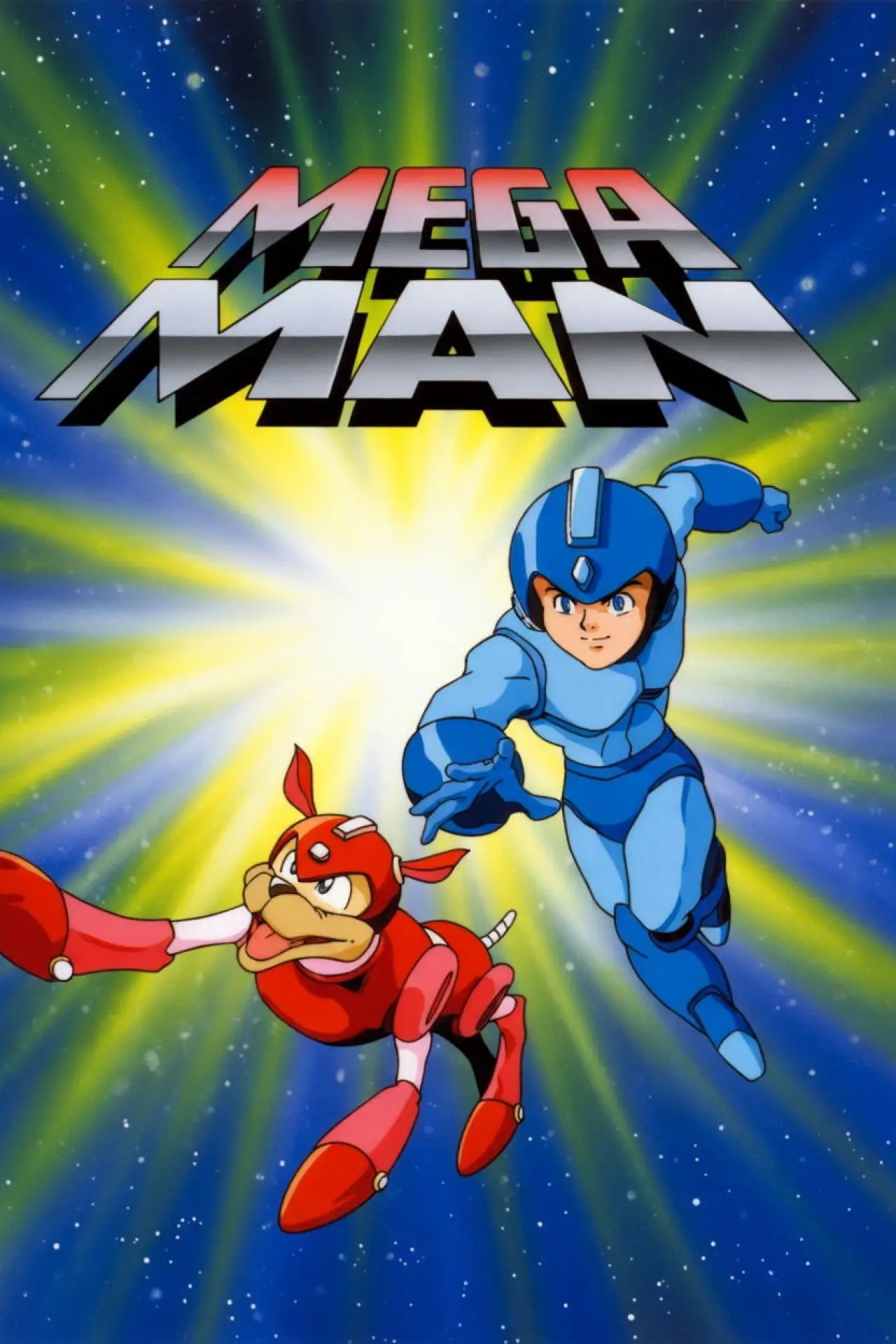 Plakat serialu "Mega Man"