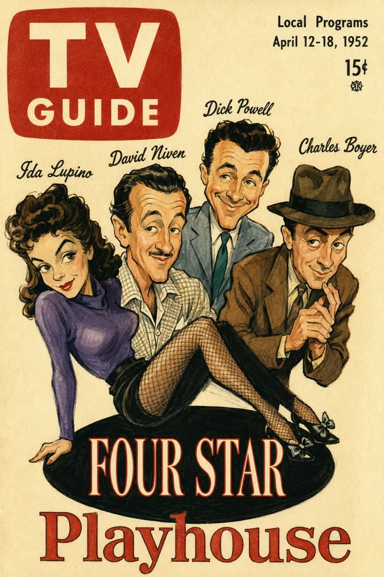 Постер к сериалу "Four Star Playhouse"