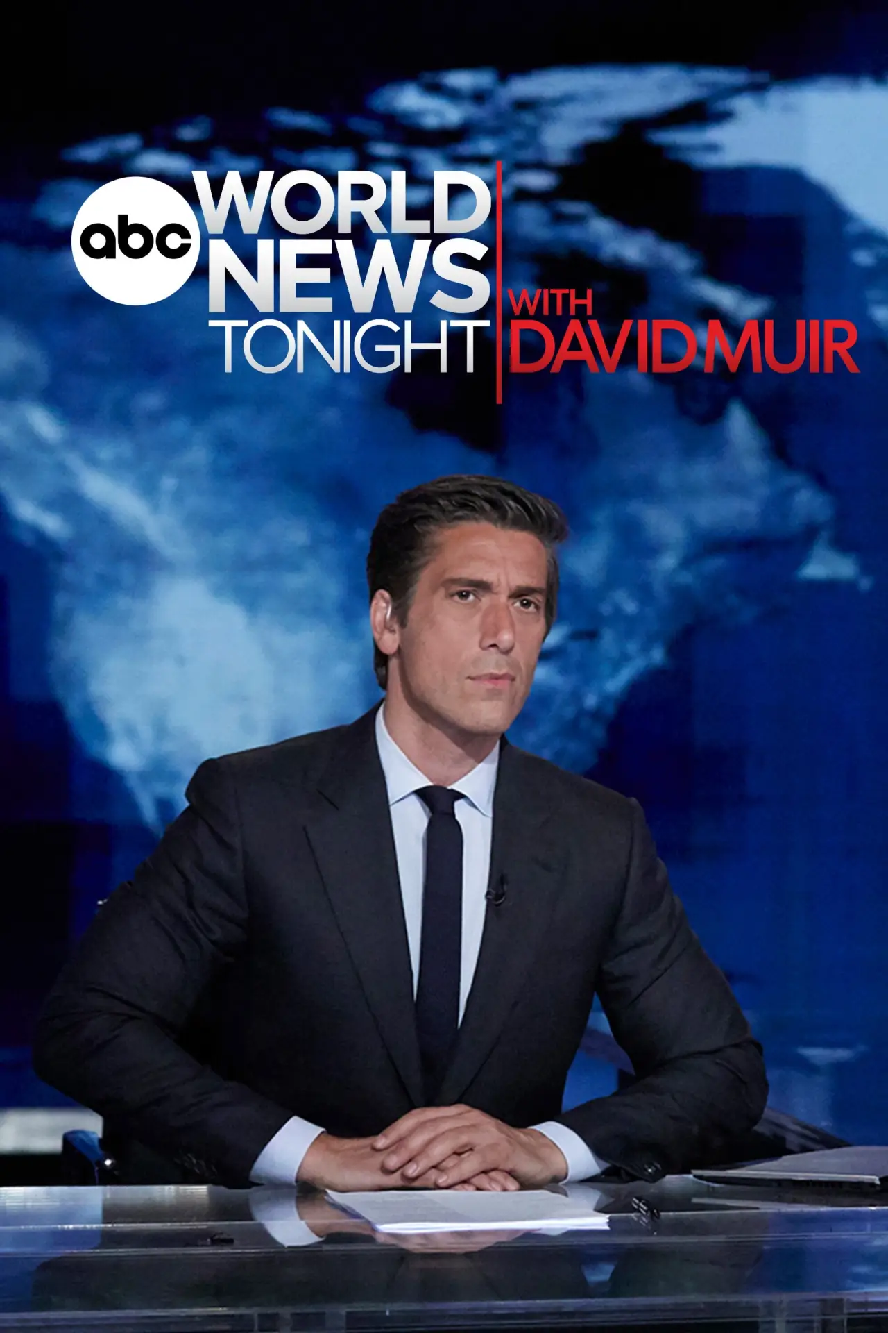 Plakat serialu "World News Tonight z Davidem Muirem"