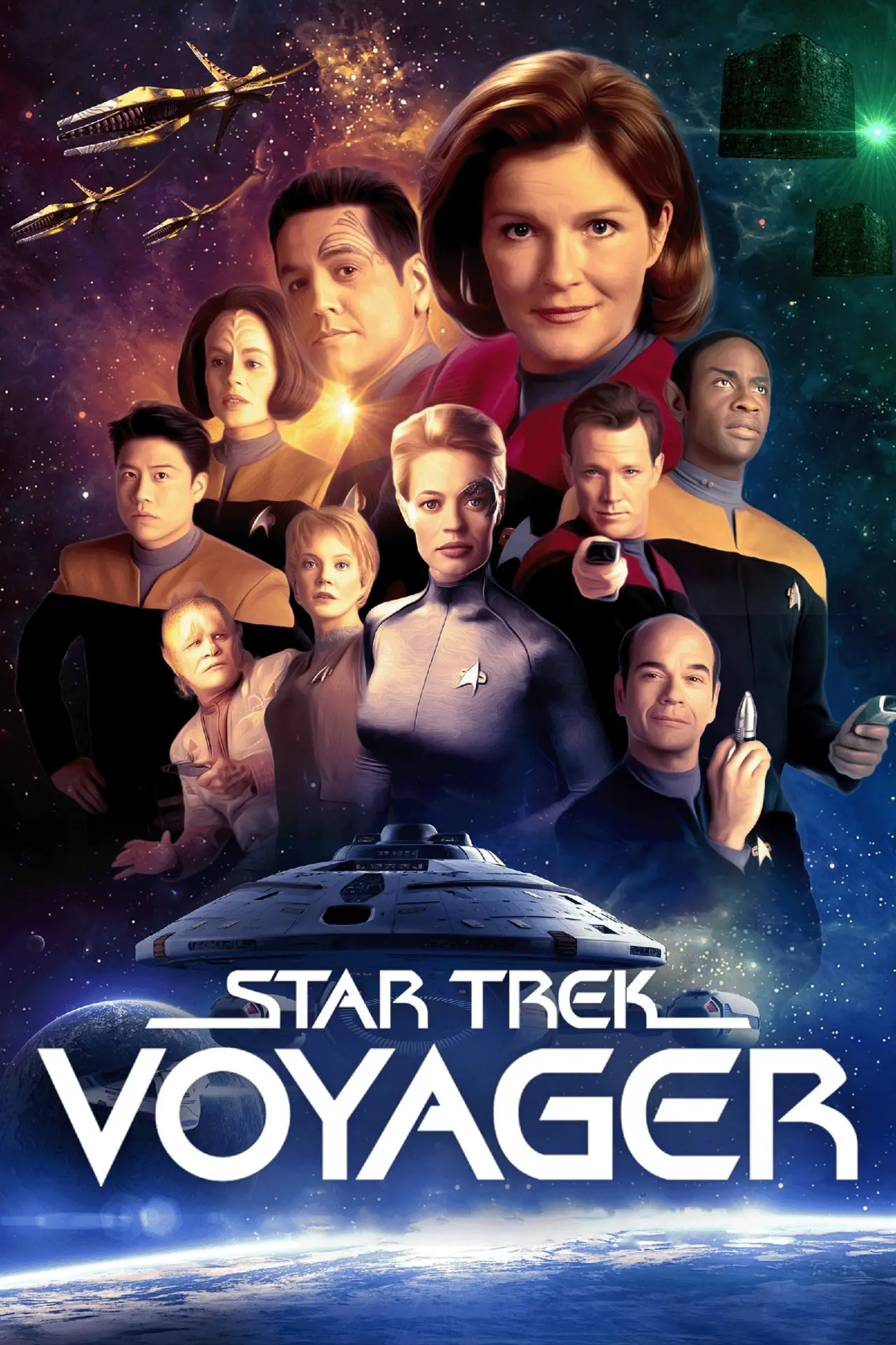 Постер к сериалу "Star Trek: Voyager"