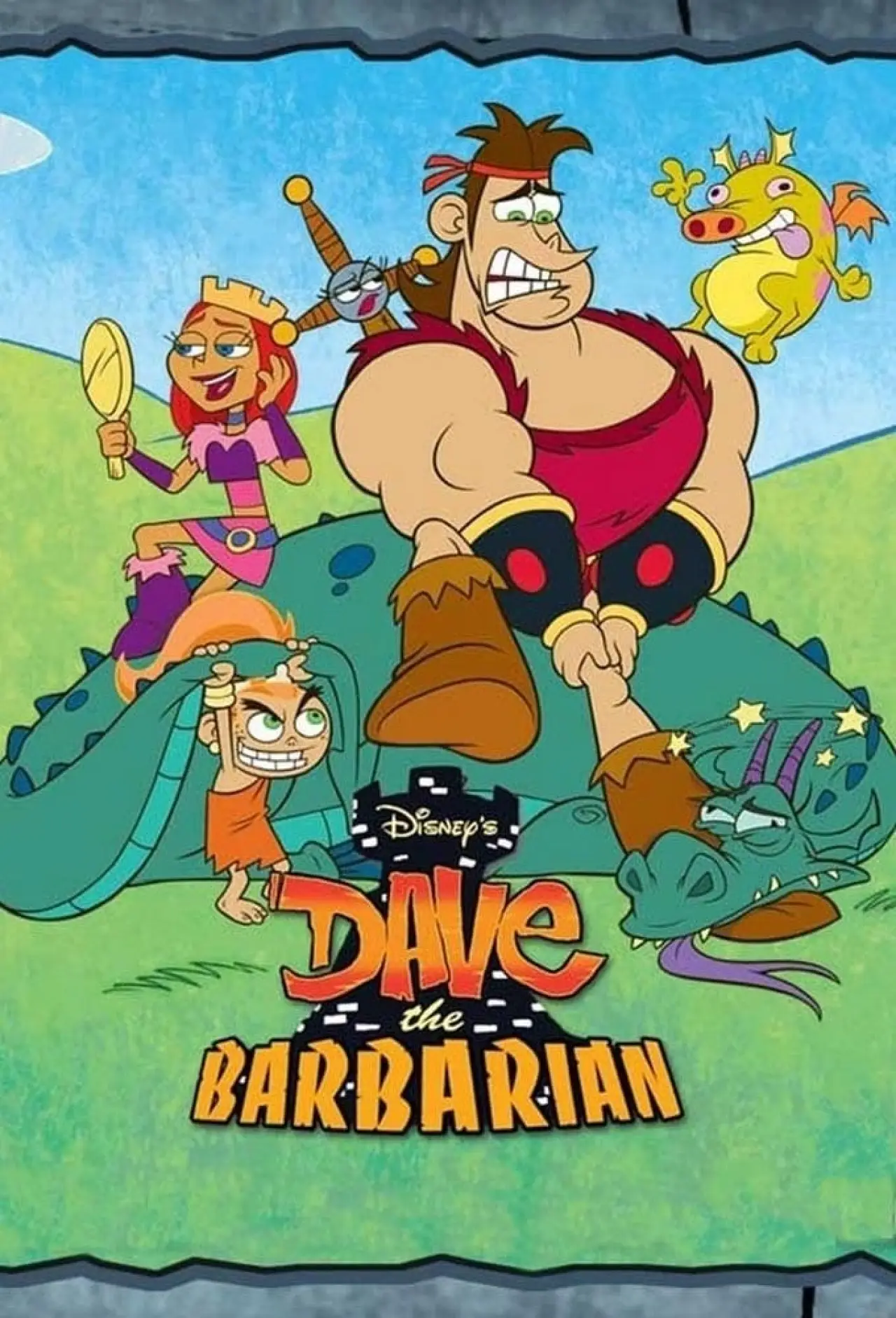 Plakat serialu "Dave the Barbarian"