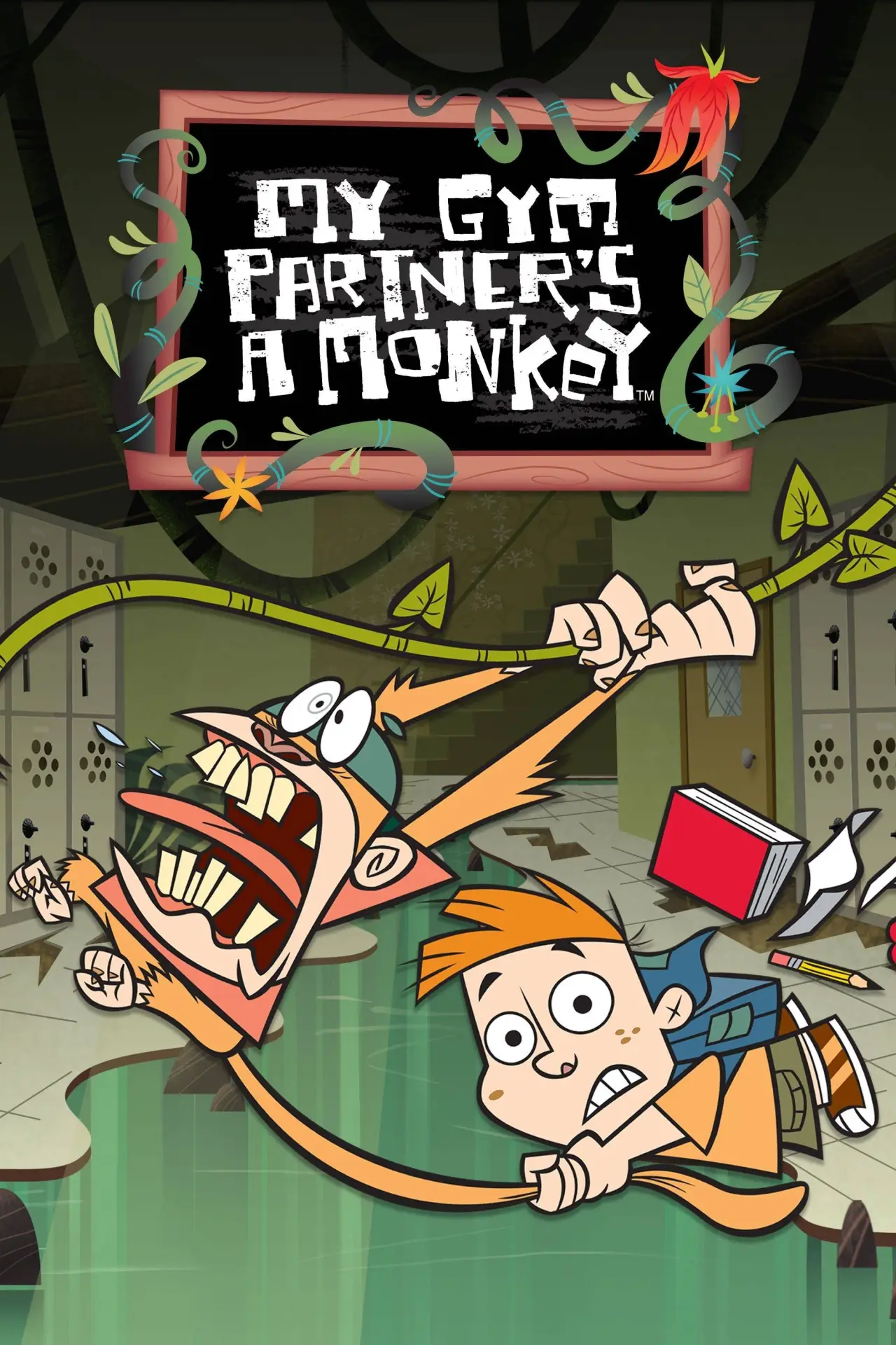 Постер к сериалу "Mój partner z sali gimnastycznej jest małpą"