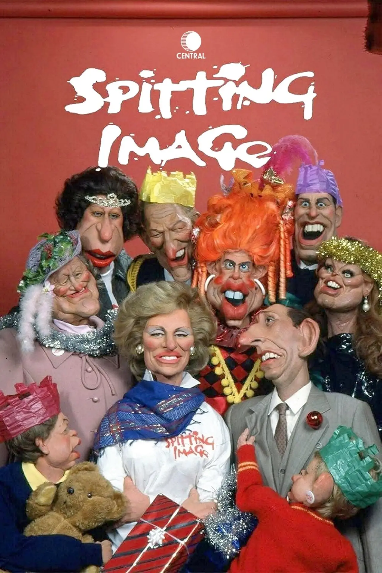 Plakat serialu "Spitting Image"