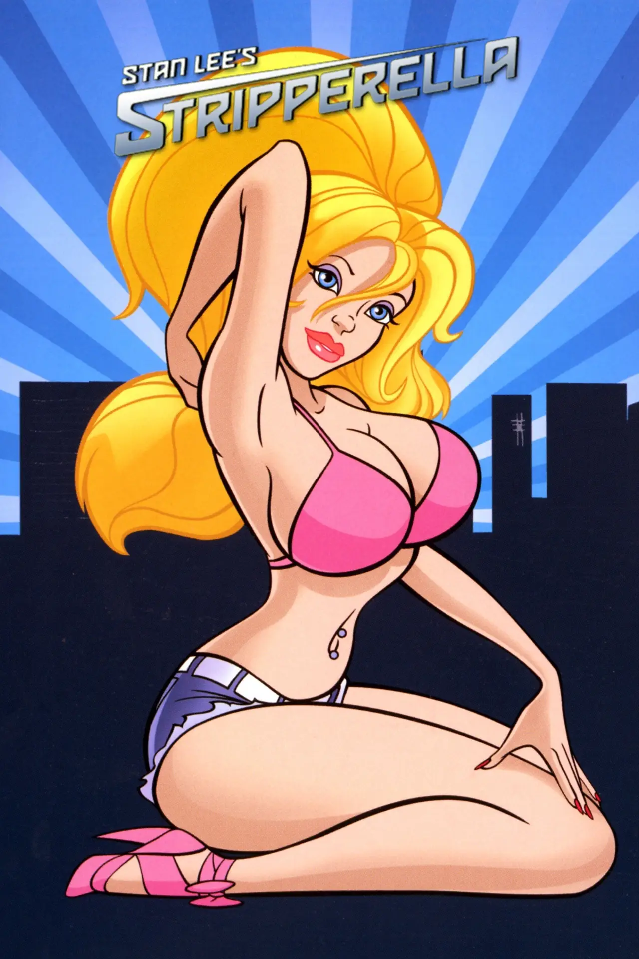 Plakat serialu "Stripperella"