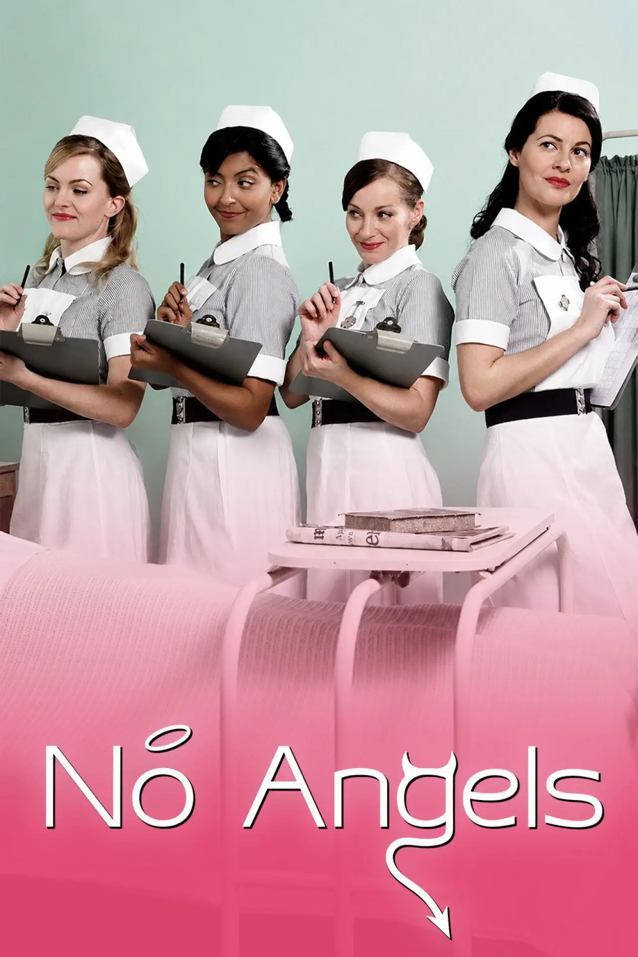 Plakat serialu "Bez aniołów"