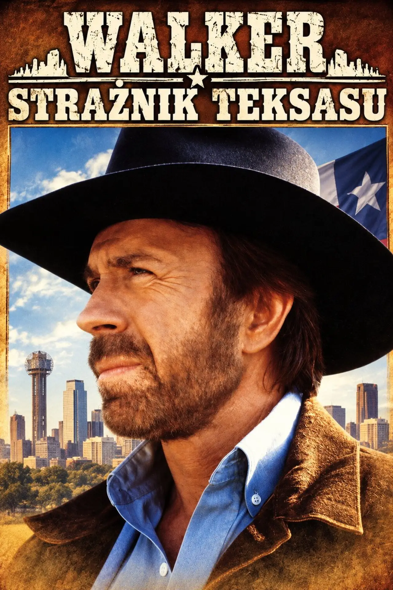 Plakat serialu "Strażnik Teksasu"