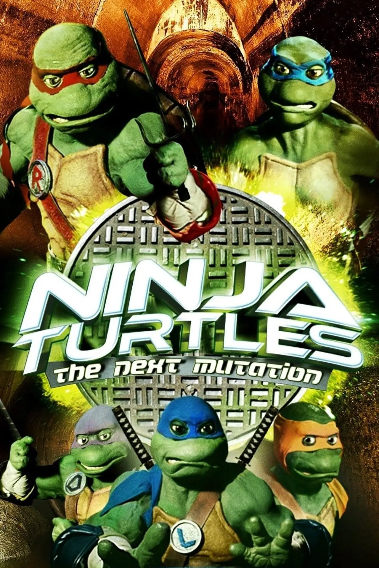 Plakat serialu "Ninja Turtles: The Next Mutation"