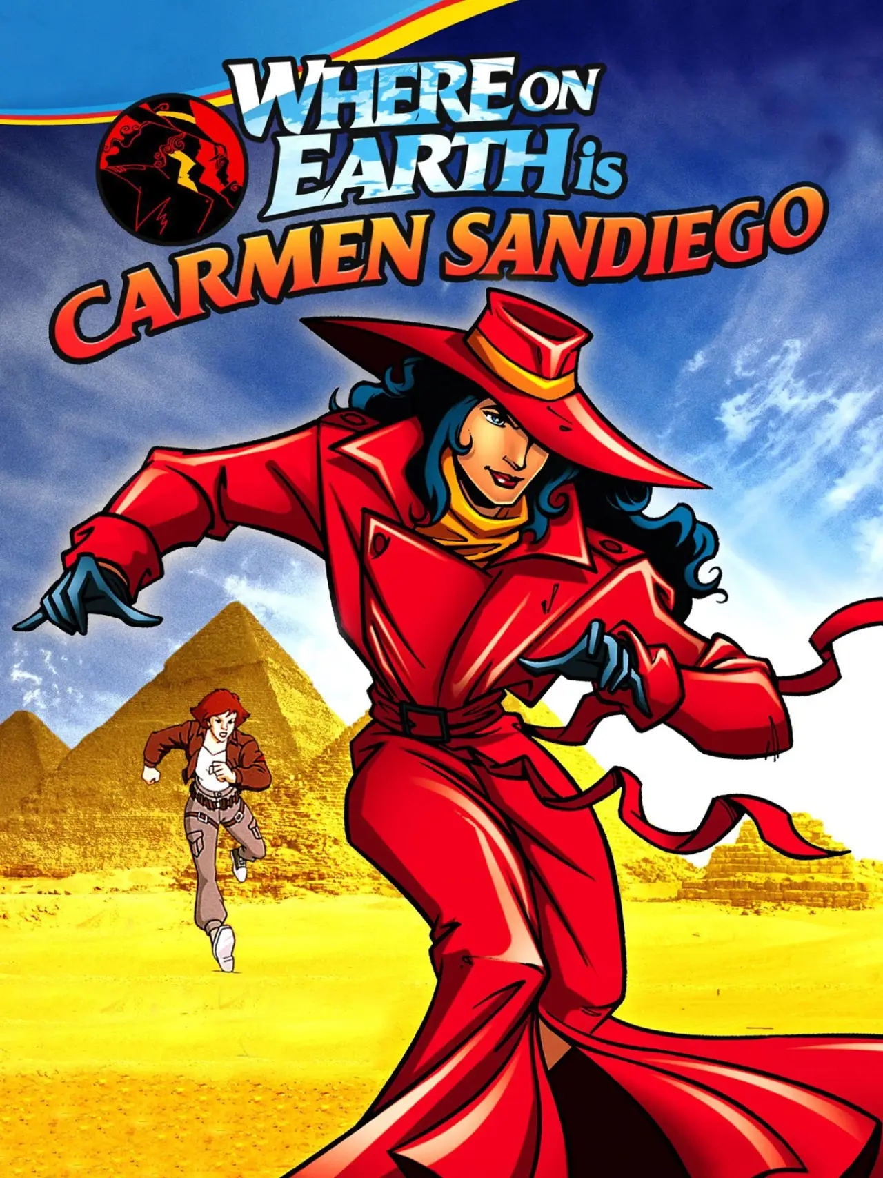 Plakat serialu "Gdzie na świecie jest Carmen Sandiego?"