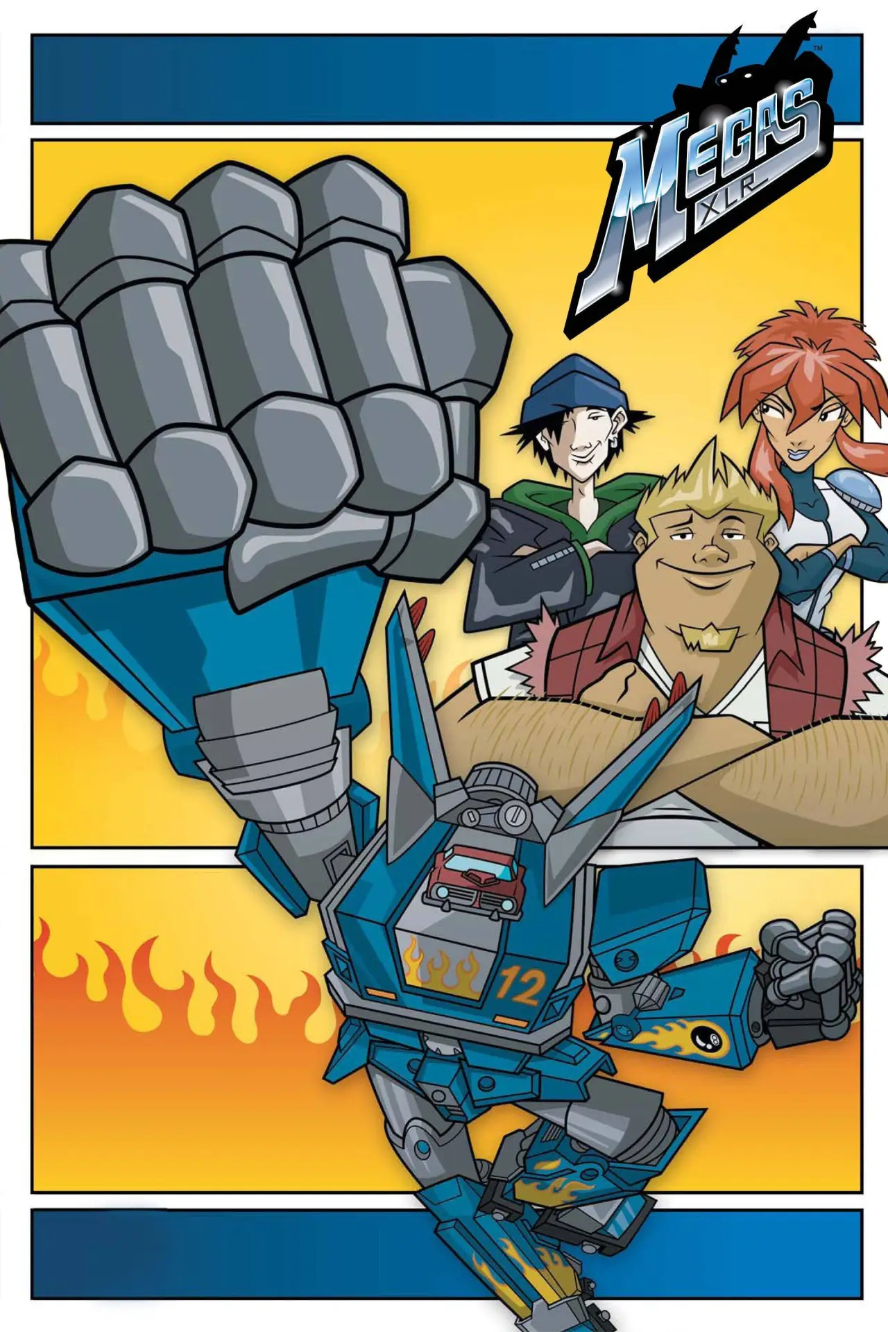 Plakat serialu "Megas XLR"
