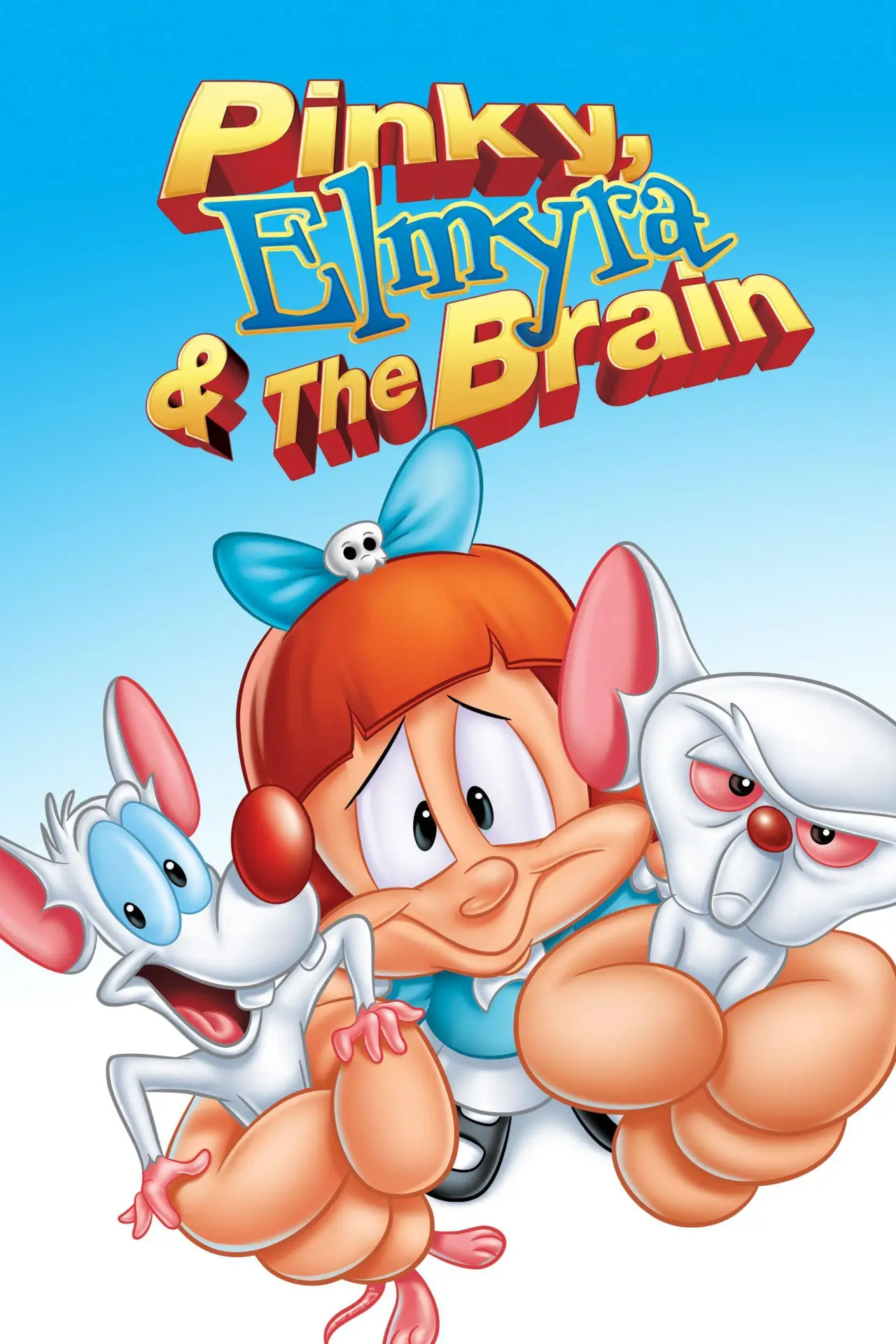 Plakat serialu "Pinky, Elmyra i Mózg"