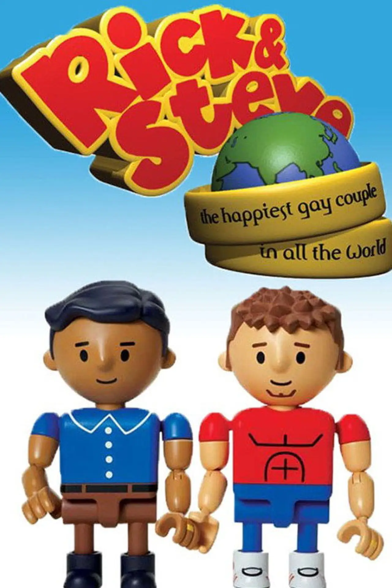 Plakat serialu "Rick i Steve: Najszczęśliwsza gejowska para na świecie"