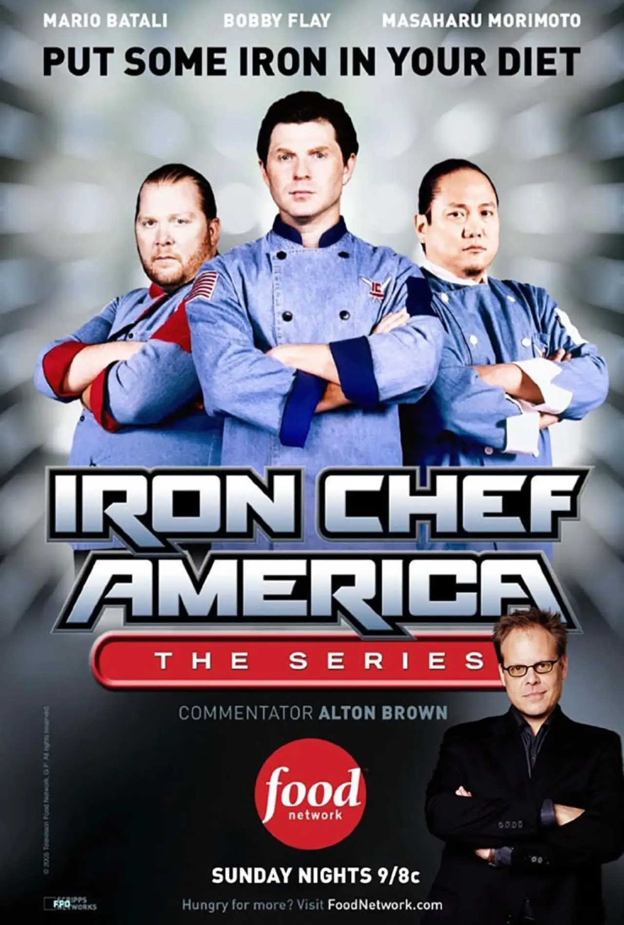 Постер к сериалу "Iron Chef America"