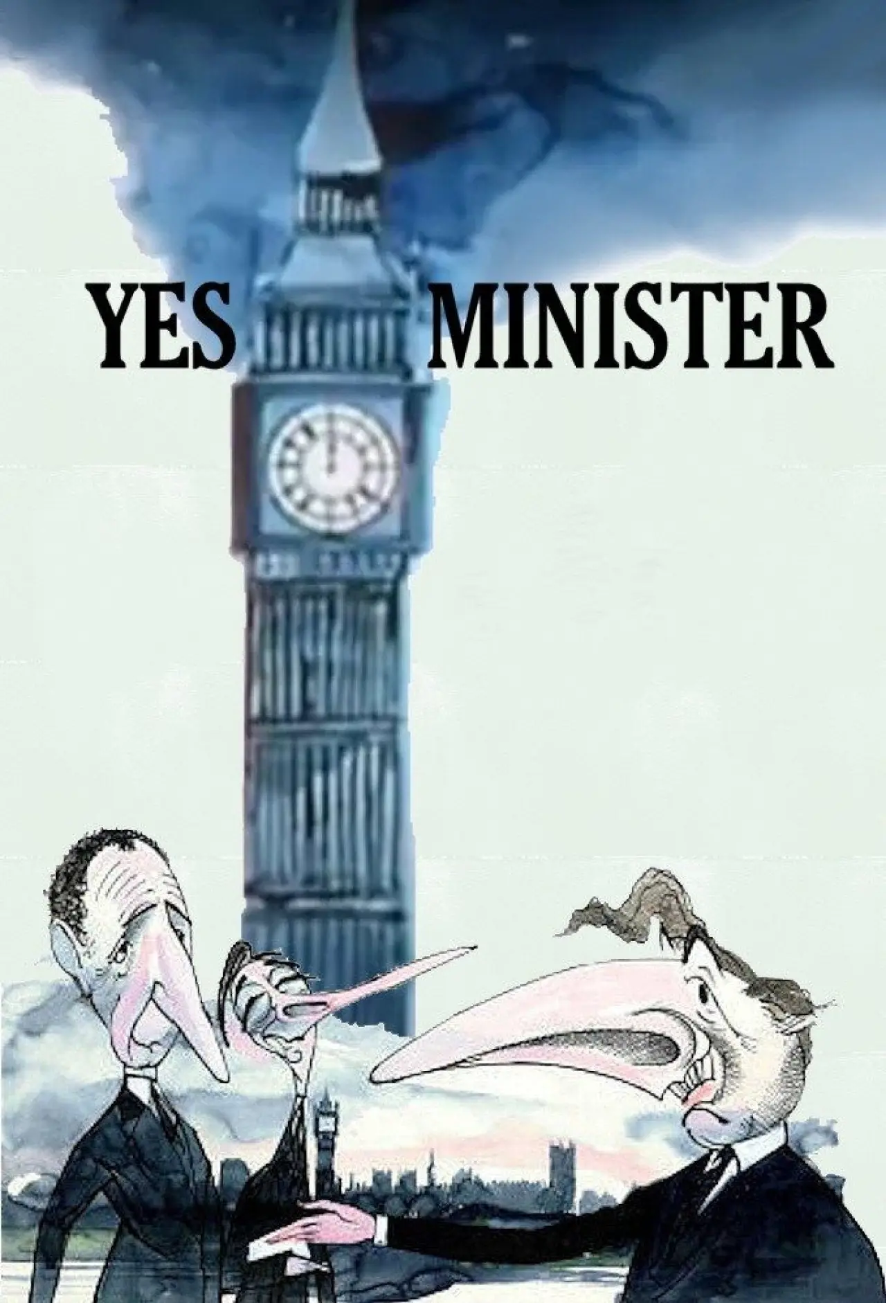 Plakat serialu "Tak jest, ministrze"