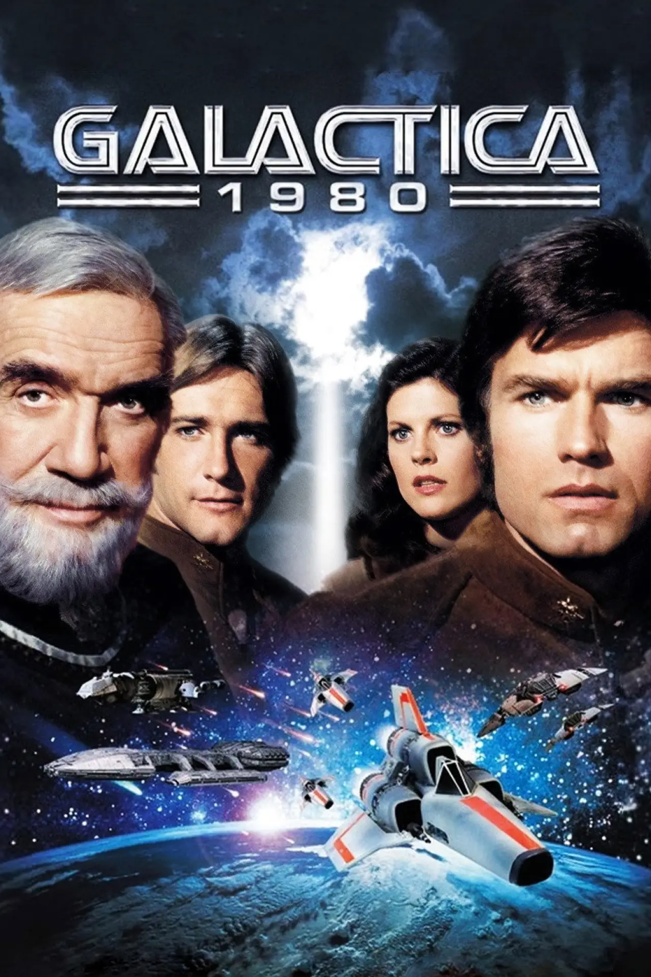 Plakat serialu "Galactica 1980"