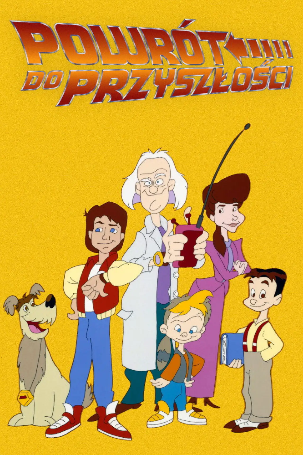 Plakat serialu "Powrót do przyszłości"