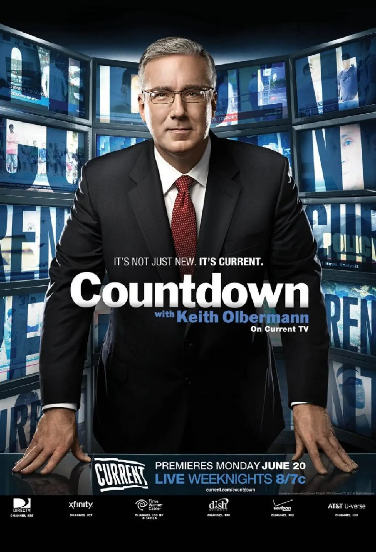 Plakat serialu "Countdown with Keith Olbermann"