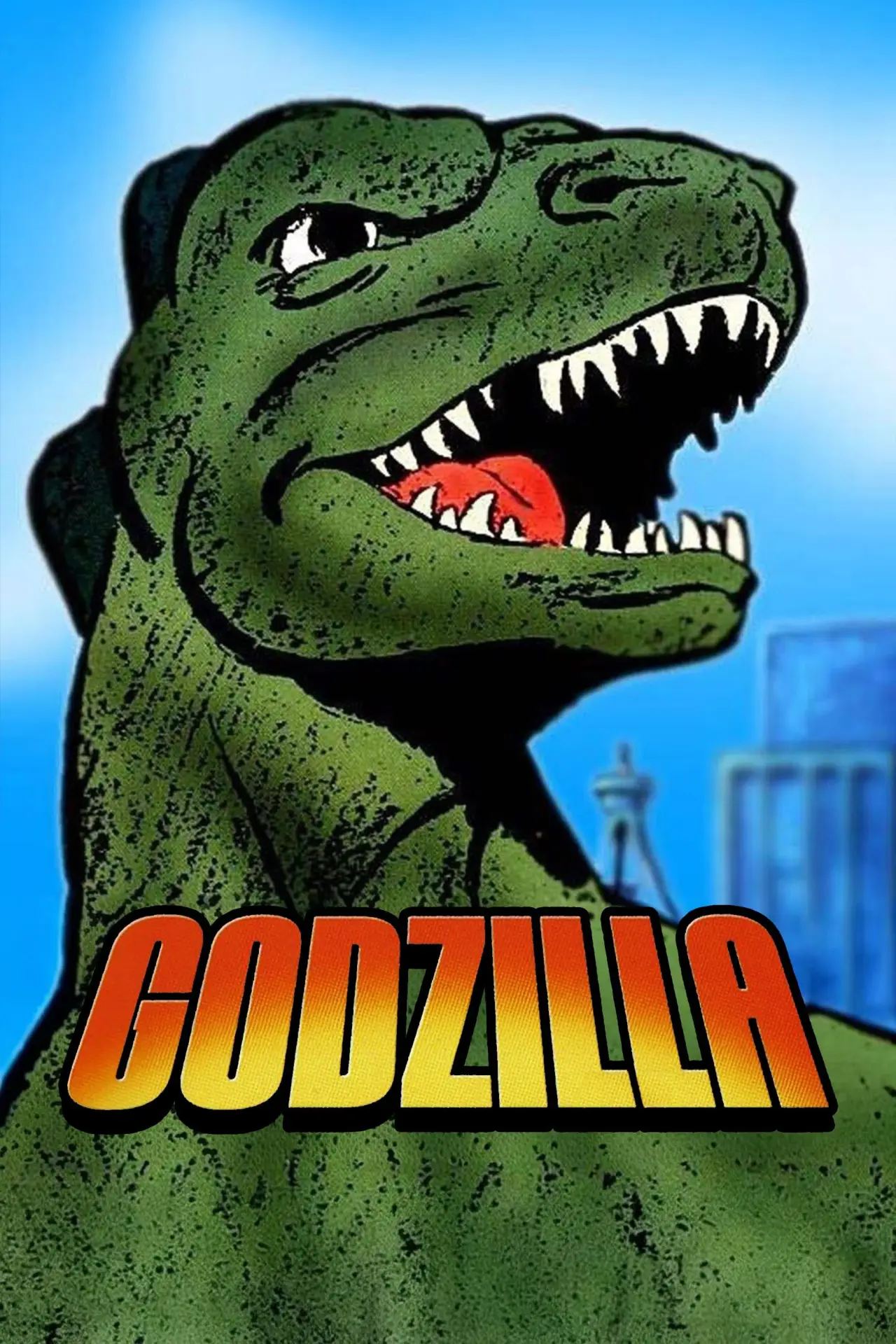 Plakat serialu "Godzilla"