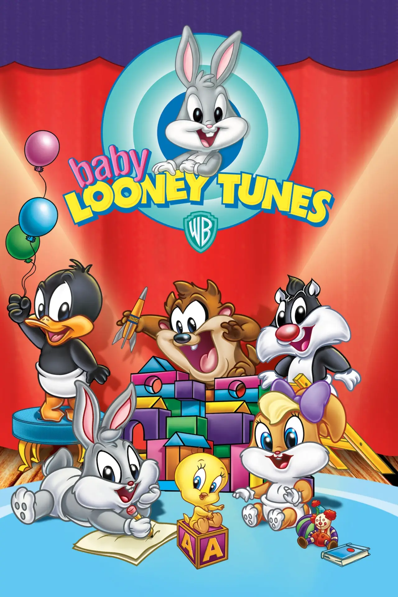 Plakat serialu "Looney Tunes: Maluchy w Pieluchach"