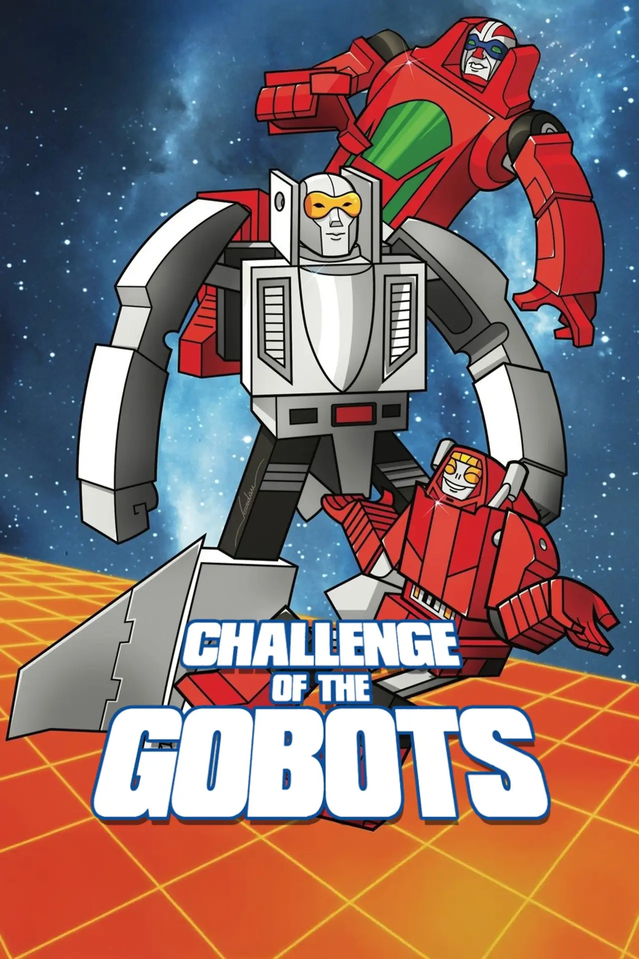 Plakat serialu "Wyzwanie GoBots"