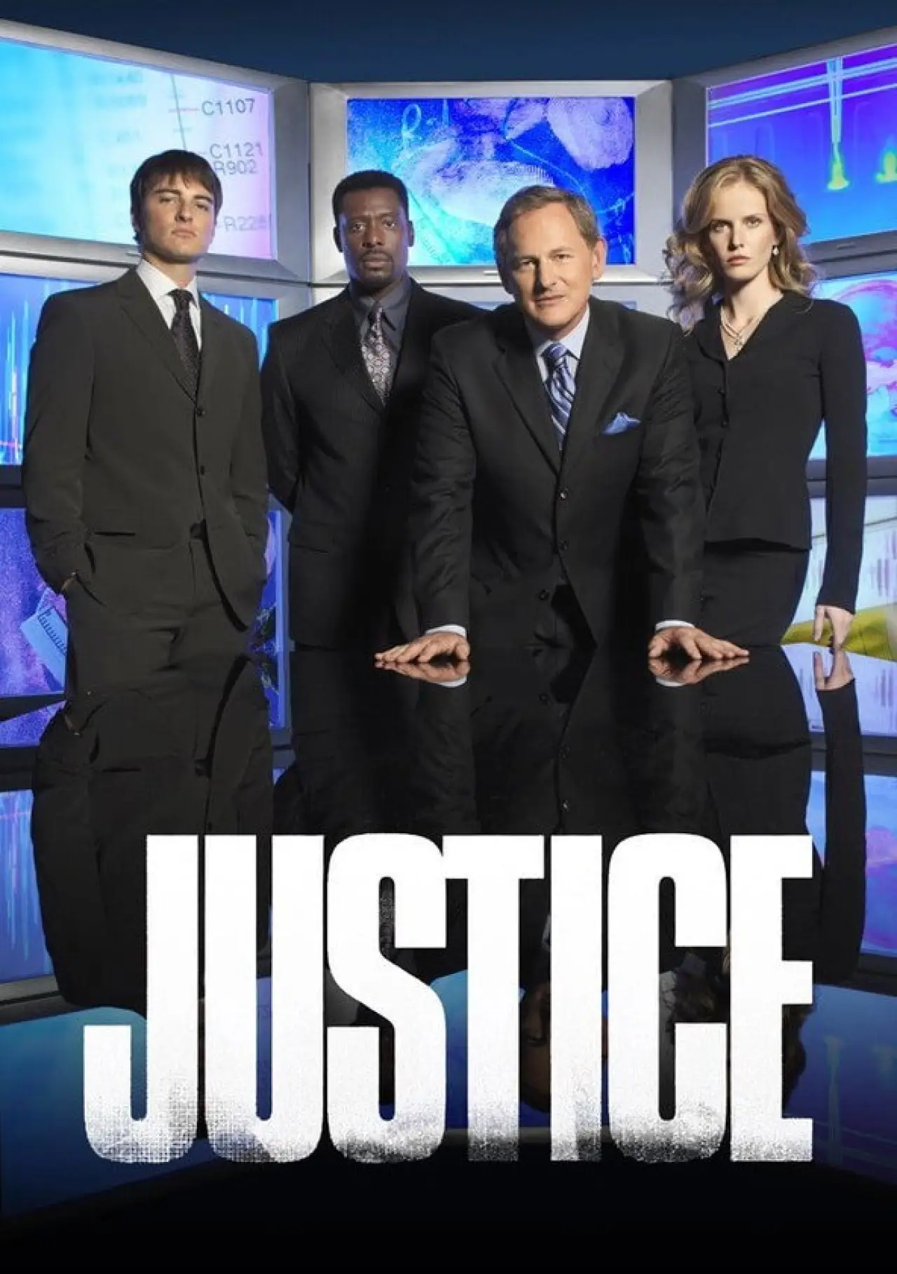 Plakat serialu "Sprawiedliwość"