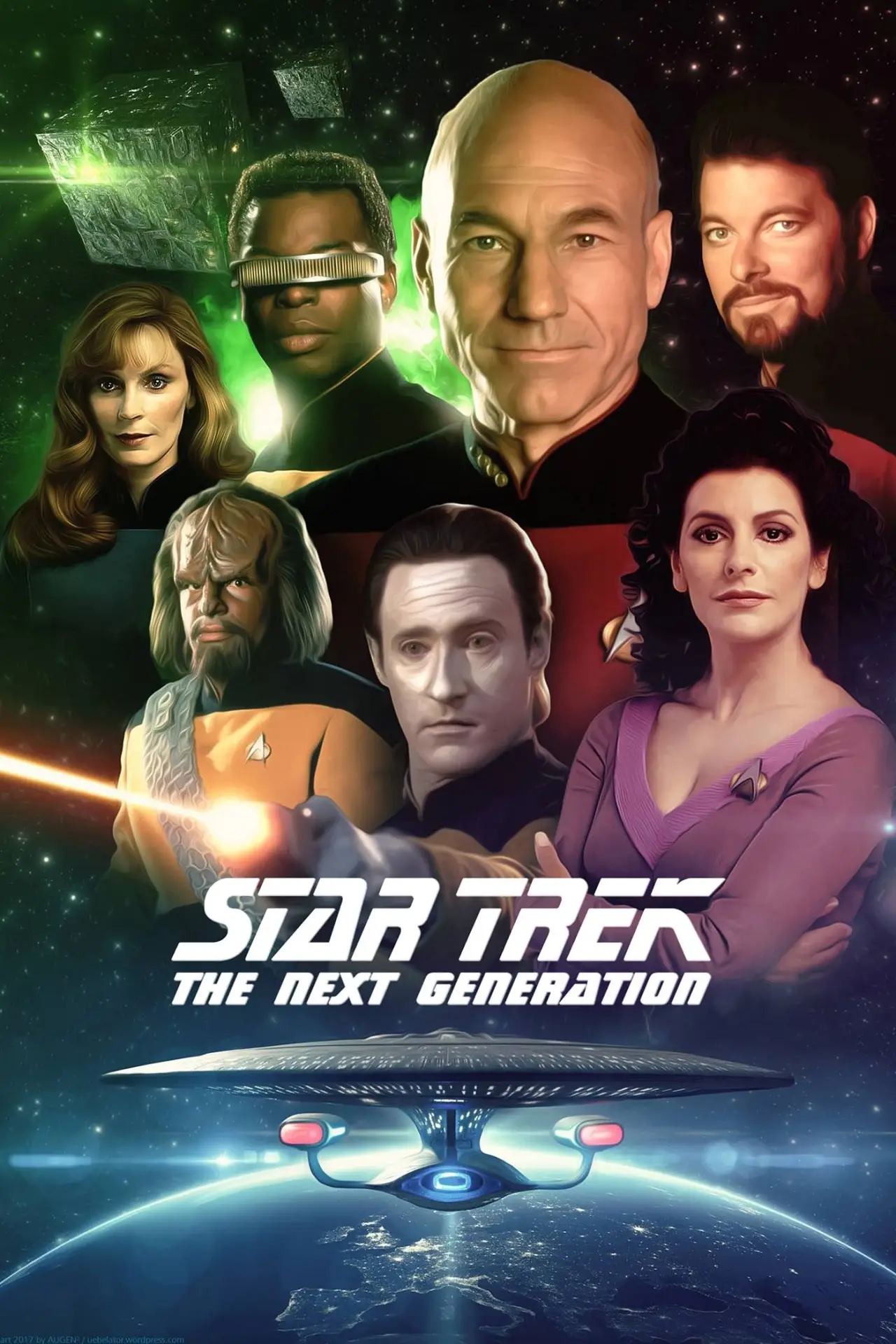 Постер к сериалу "Star Trek: Następne pokolenie"
