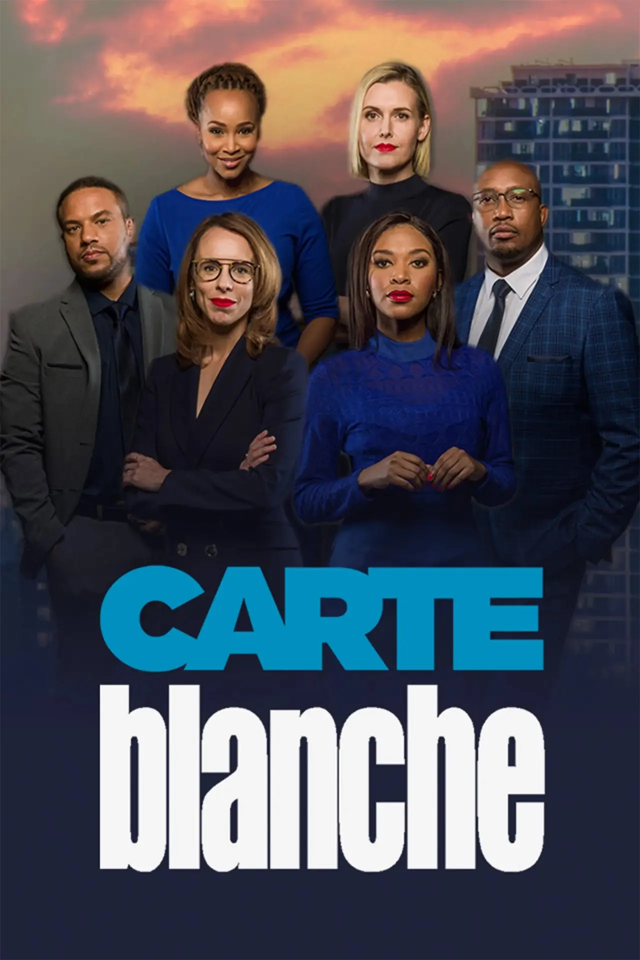 Plakat serialu "Carte Blanche"