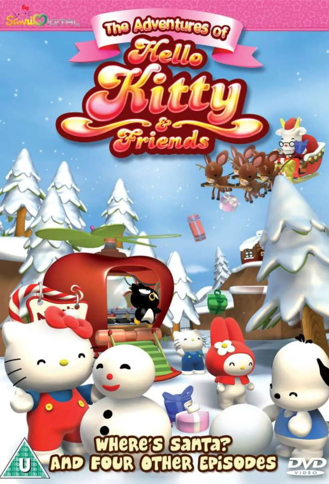 Plakat serialu "Przygody Hello Kitty i przyjaciół"