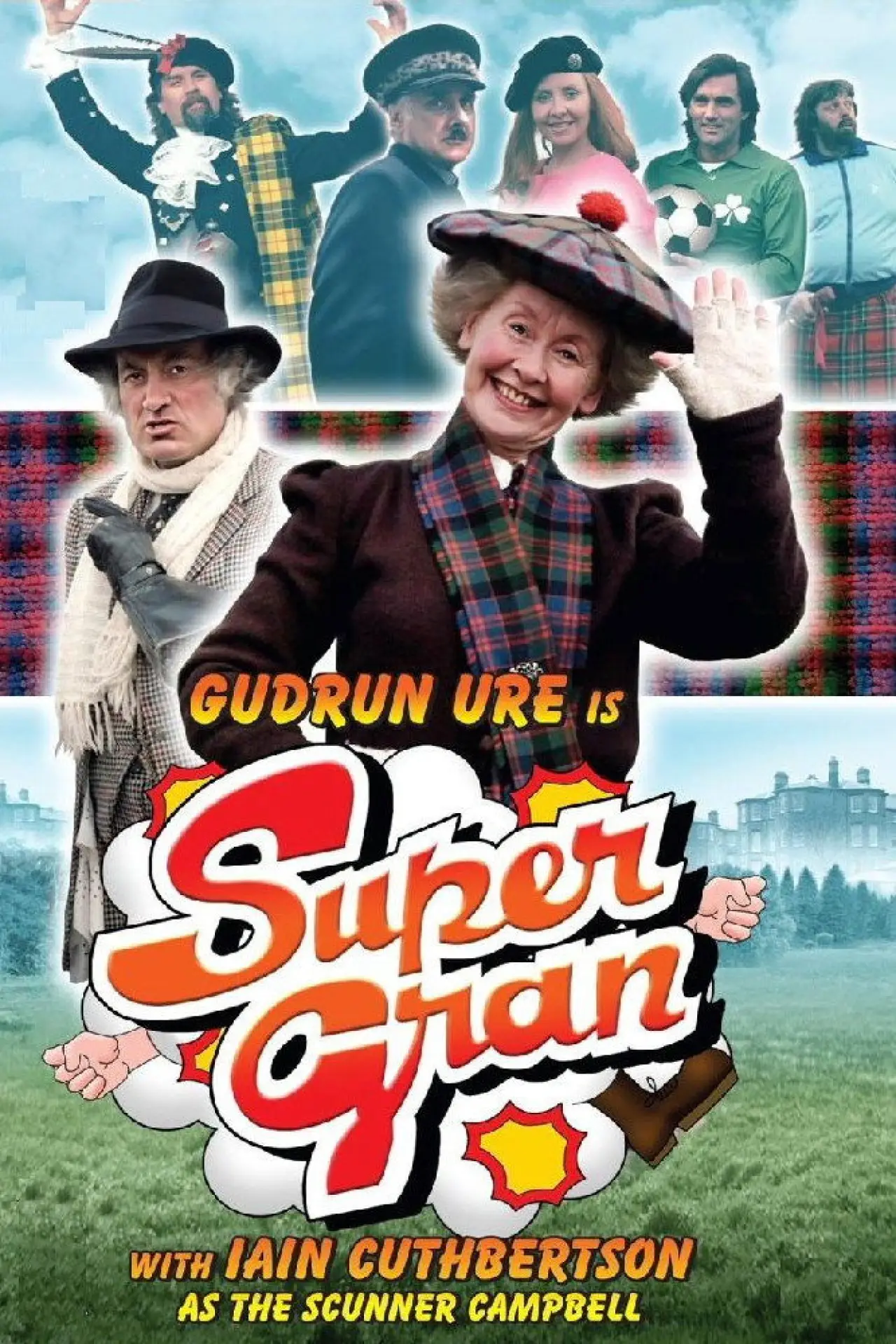 Plakat serialu "Super Babcia"