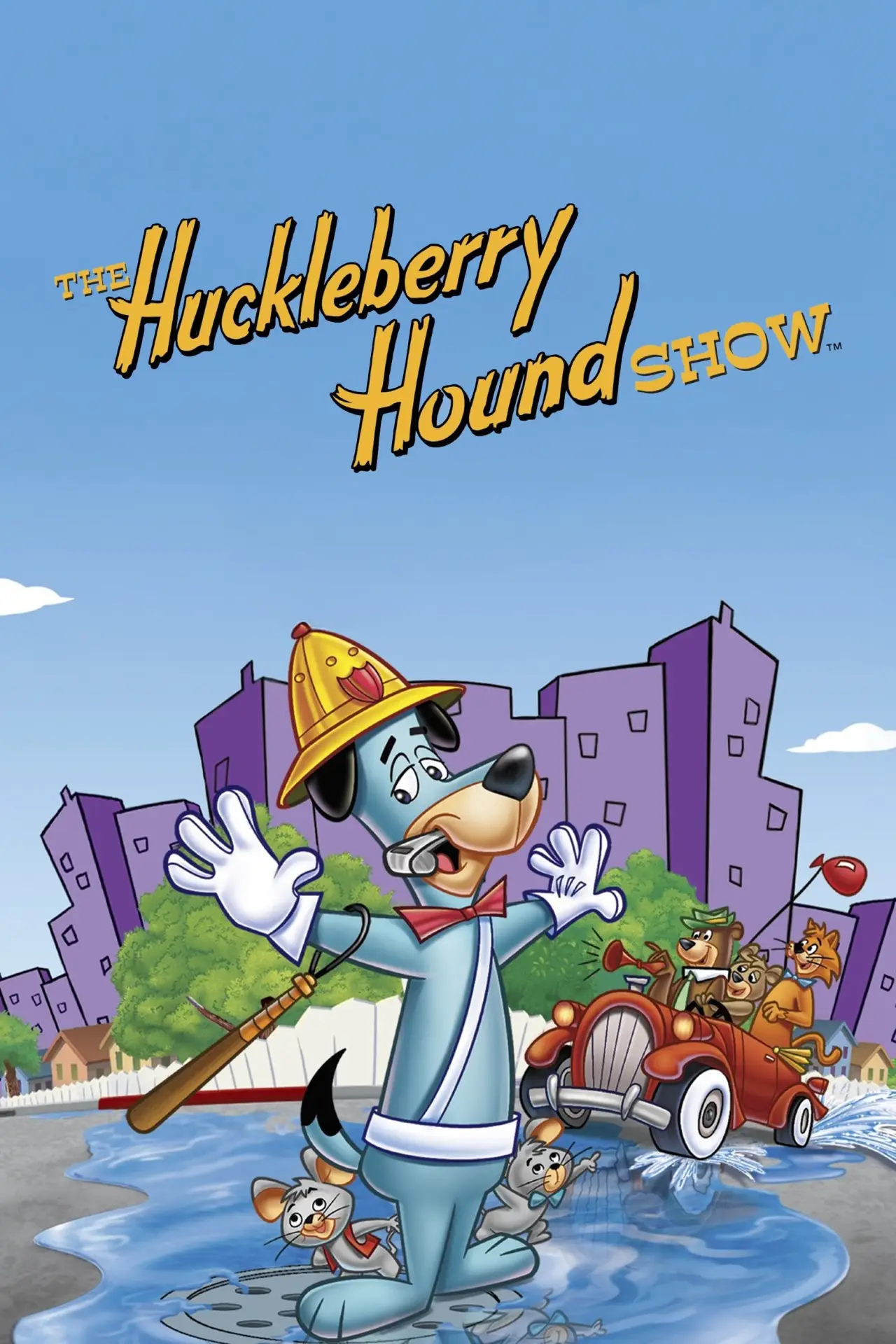 Plakat serialu "Pies Huckleberry"