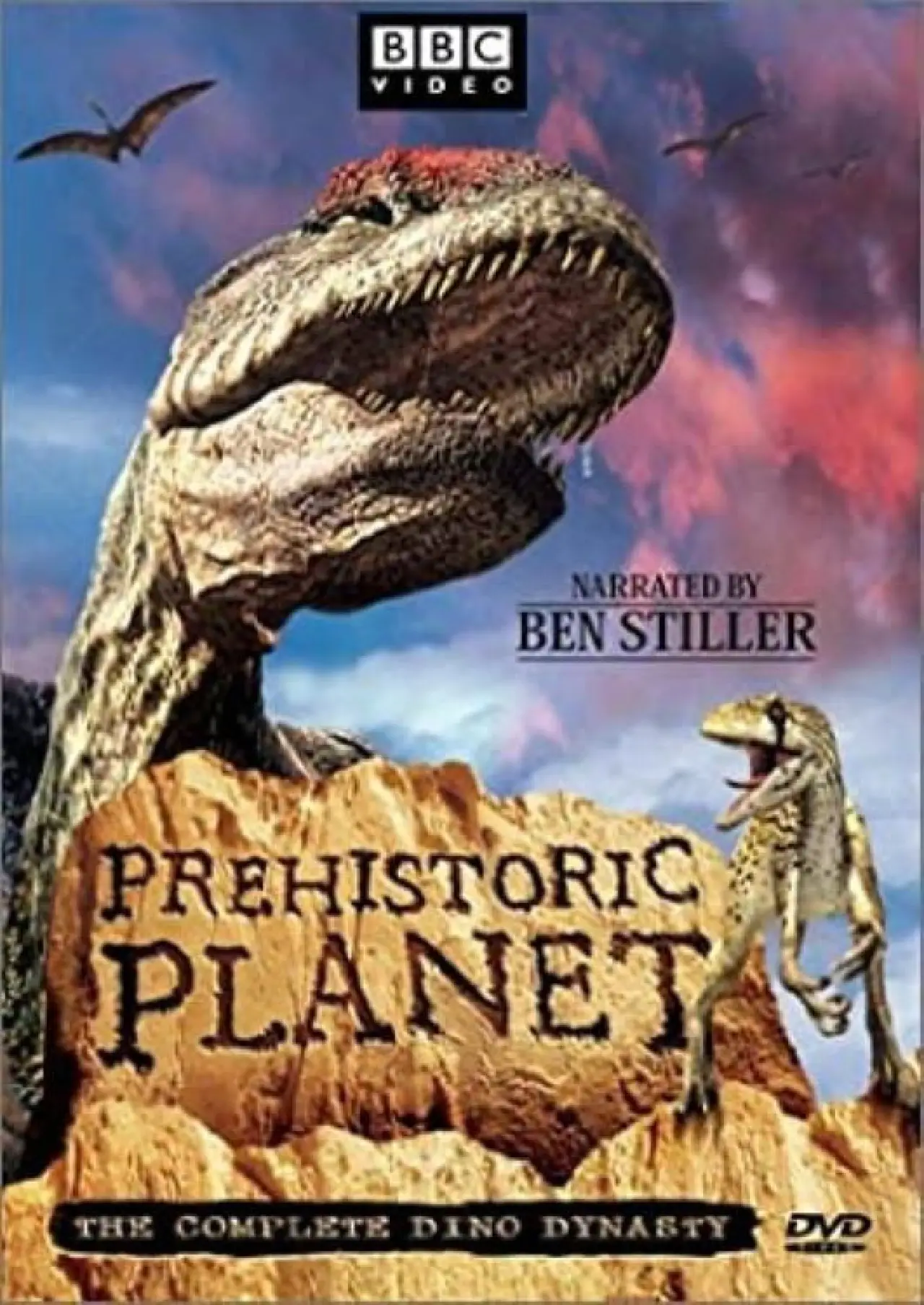 Plakat serialu "Prehistoryczna planeta"