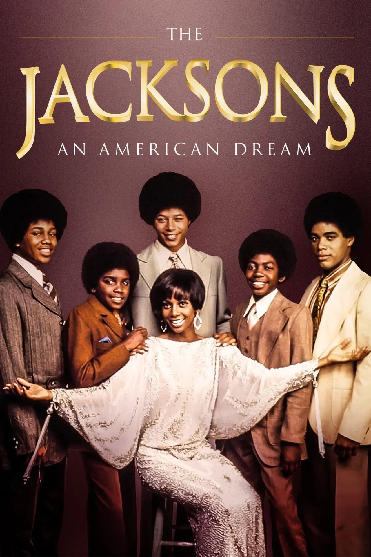 Plakat serialu "The Jacksons: Amerykański sen"