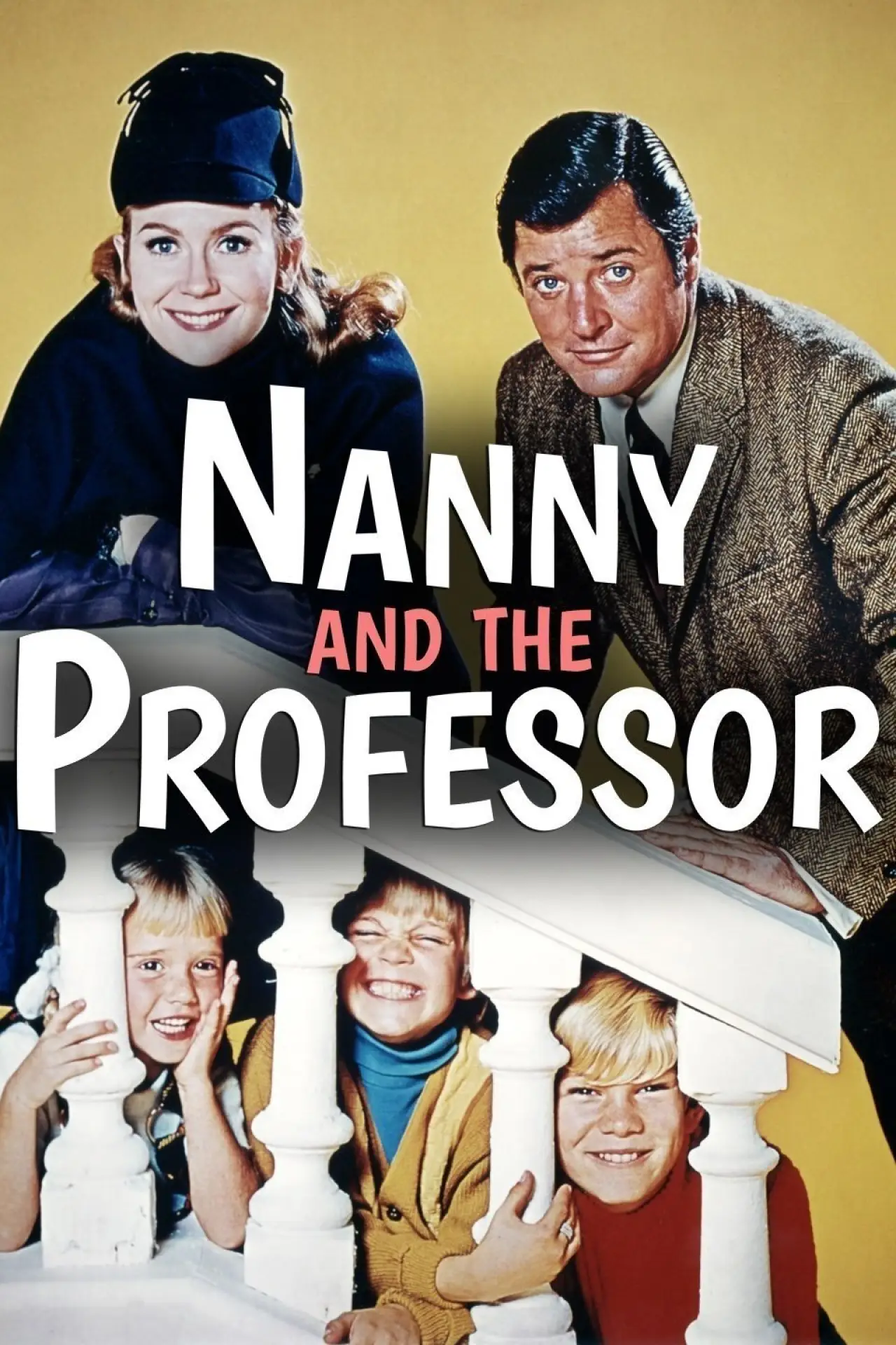 Plakat serialu "Niania i profesor"