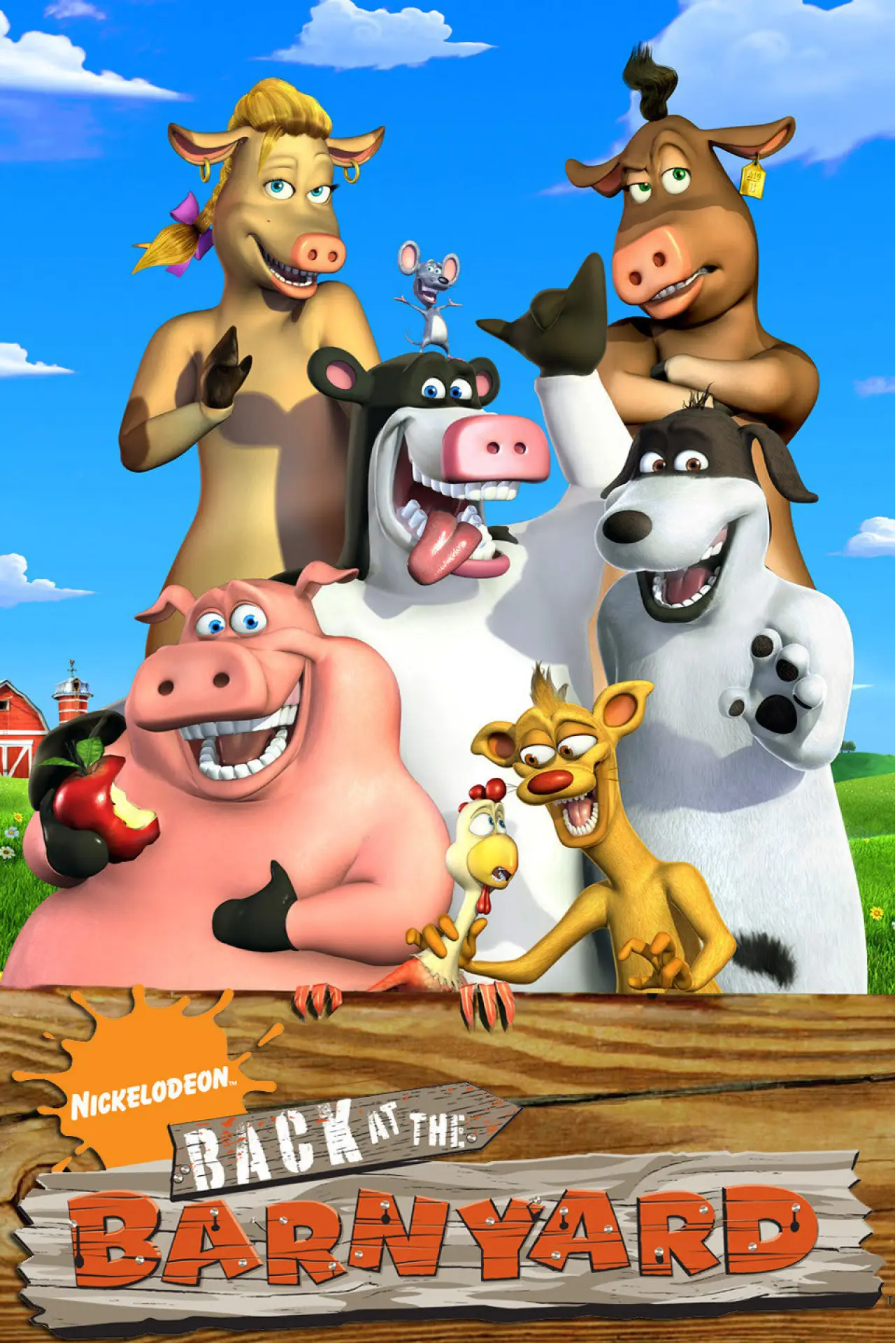 Plakat serialu "Back at the Barnyard"