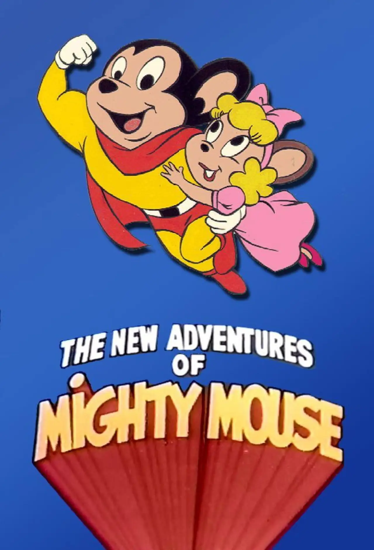 Plakat serialu "The New Adventures of Mighty Mouse and Heckle & Jeckle"