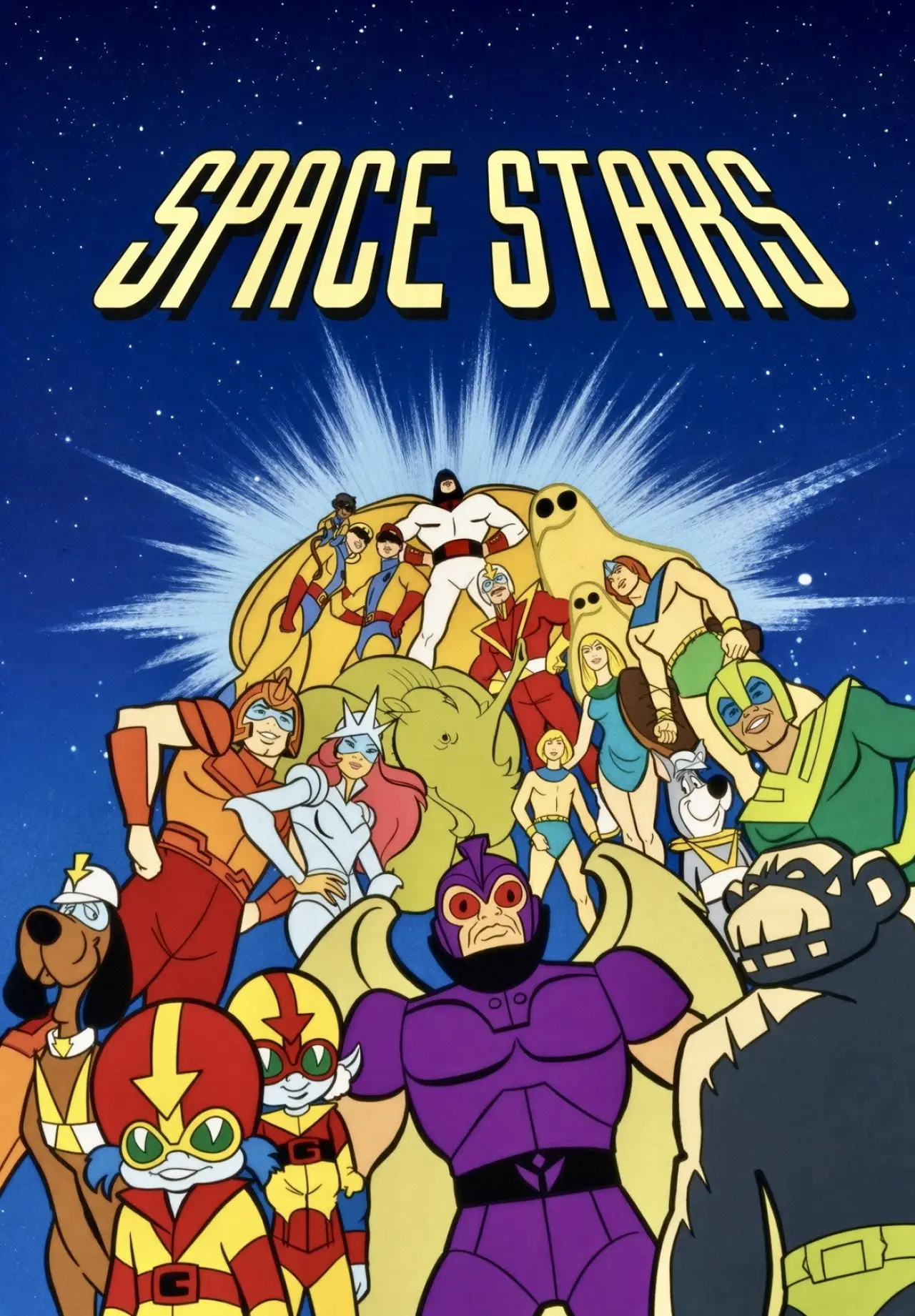 Plakat serialu "Space Stars"