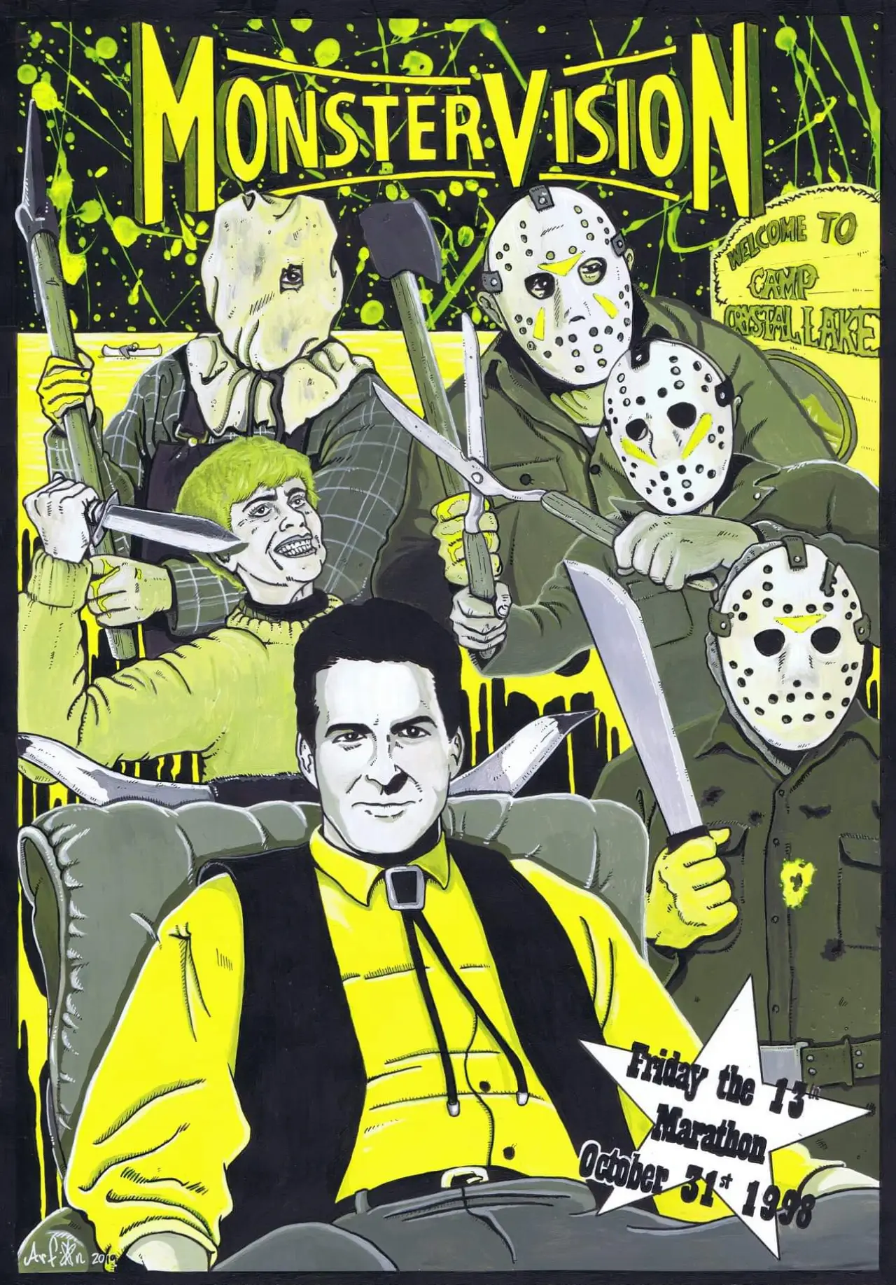 Plakat serialu "MonsterVision"