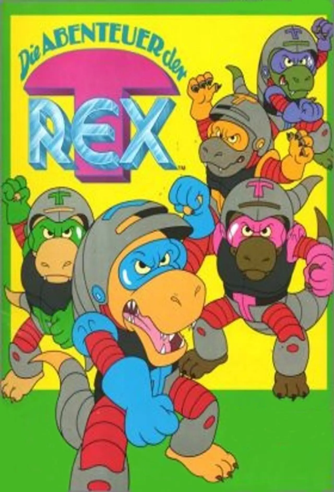 Plakat serialu "The Adventures of T-Rex"