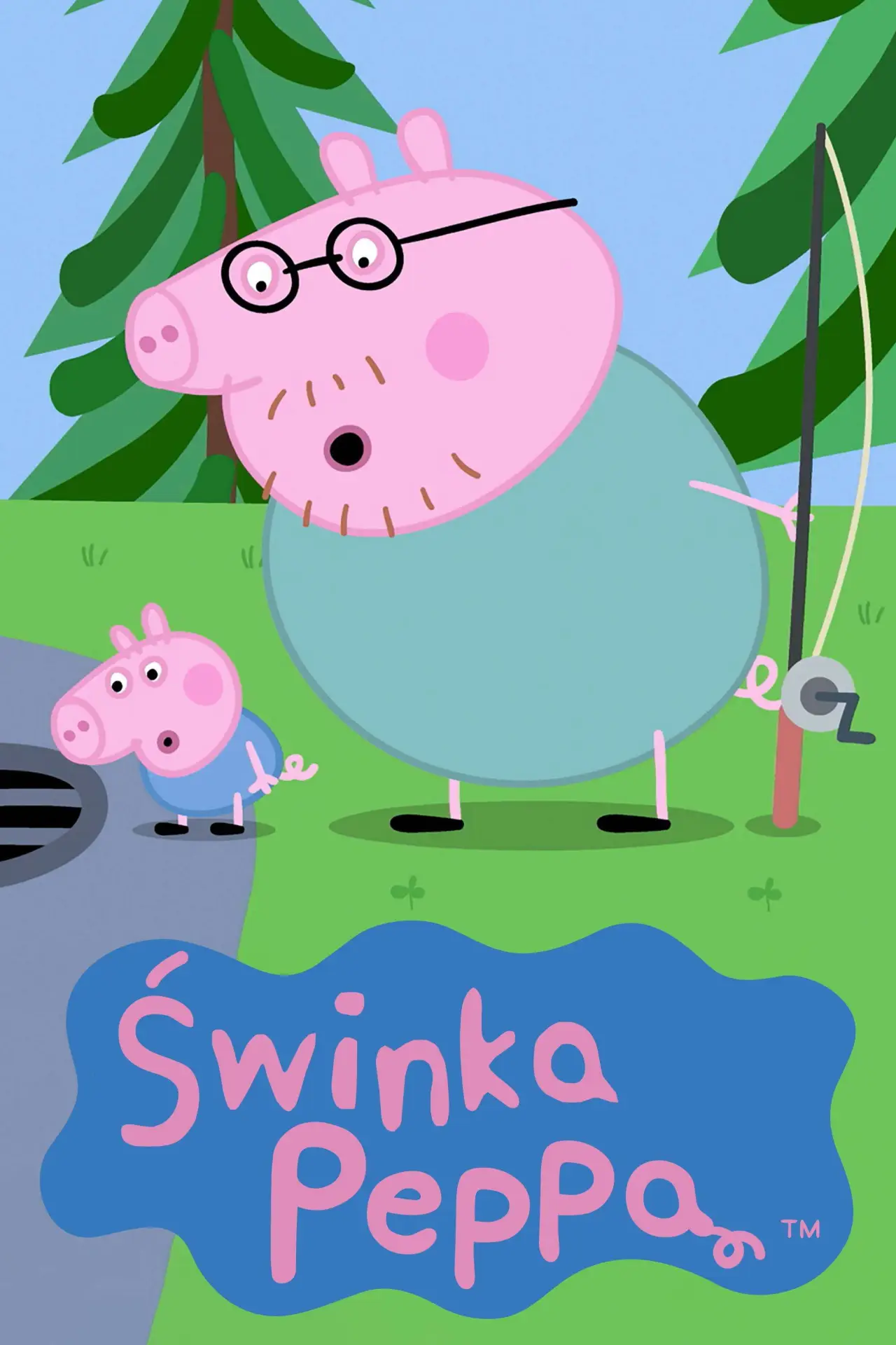 Plakat serialu "Świnka Peppa"