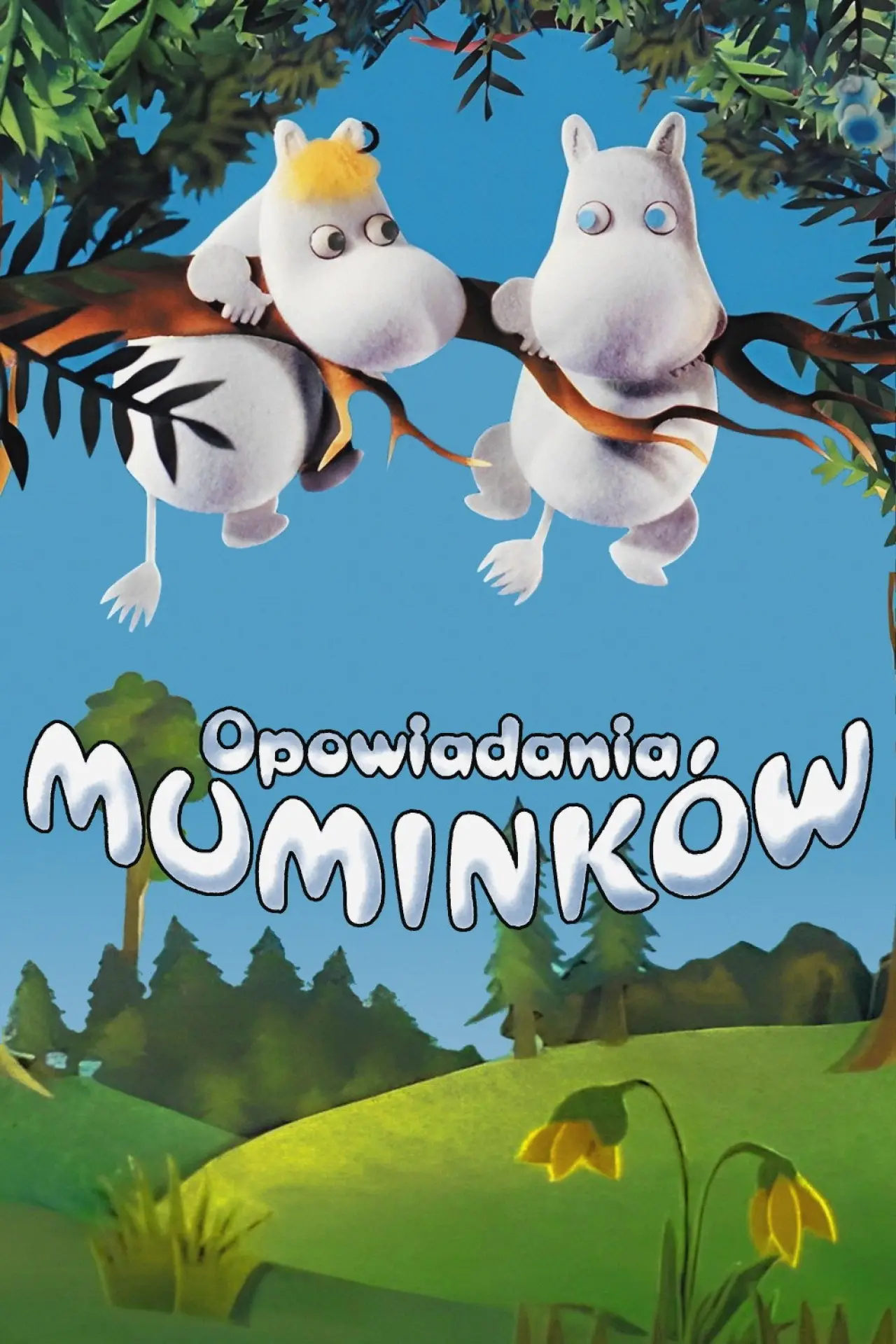 Plakat serialu "Opowiadania Muminków"