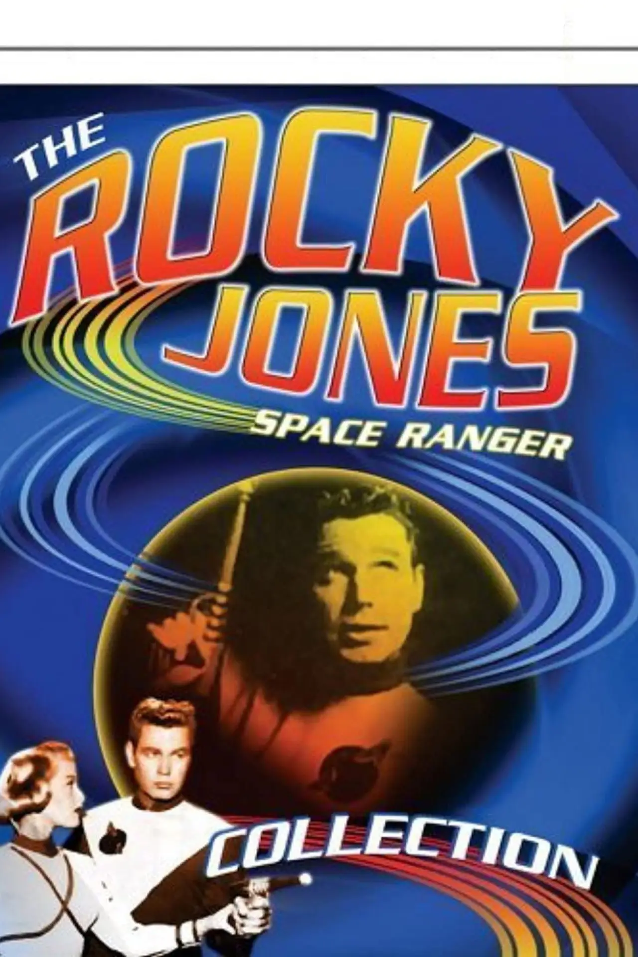 Plakat serialu "Rocky Jones, kosmiczny strażnik"
