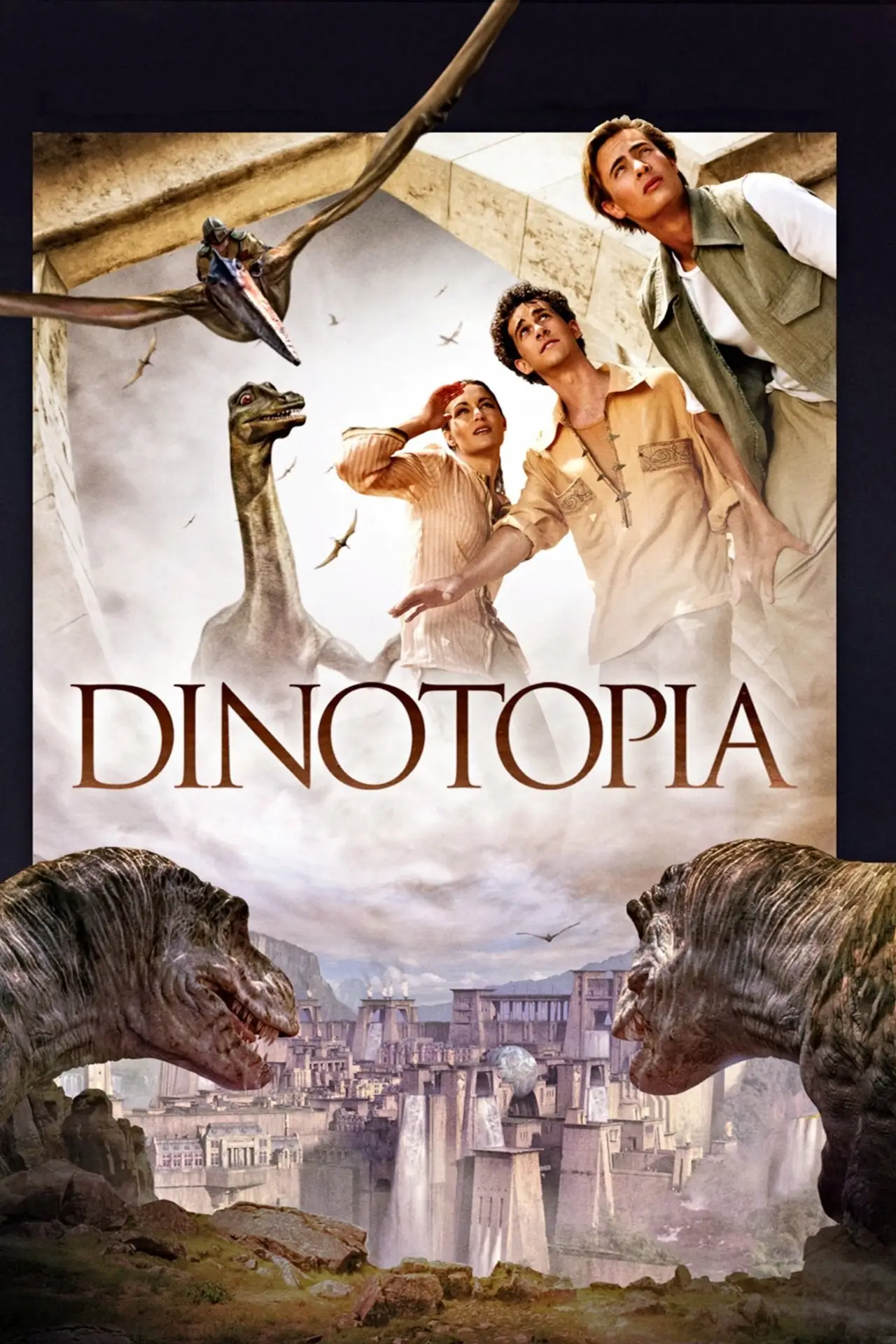 Plakat serialu "Dinotopia"