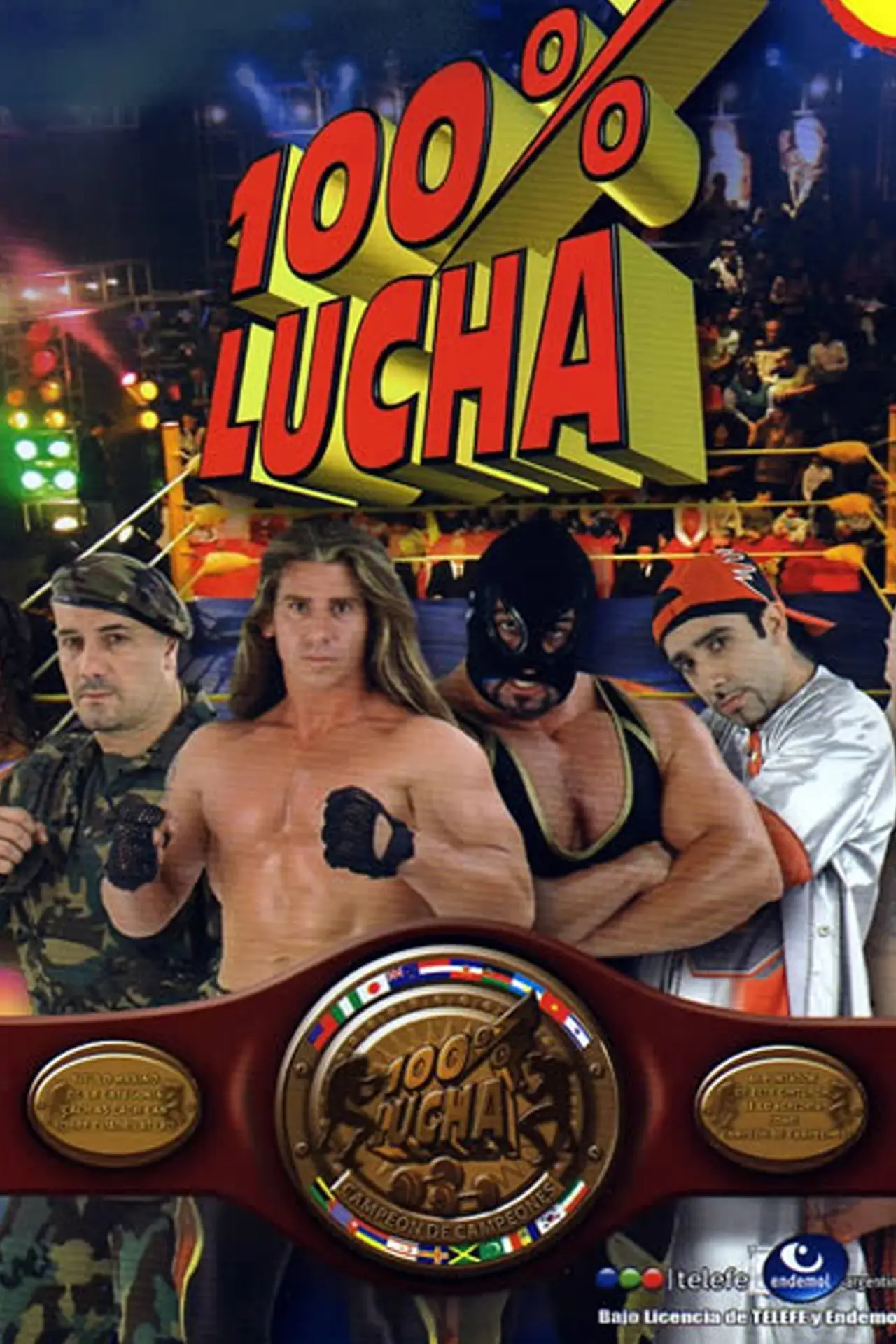 Plakat serialu "100% Lucha"
