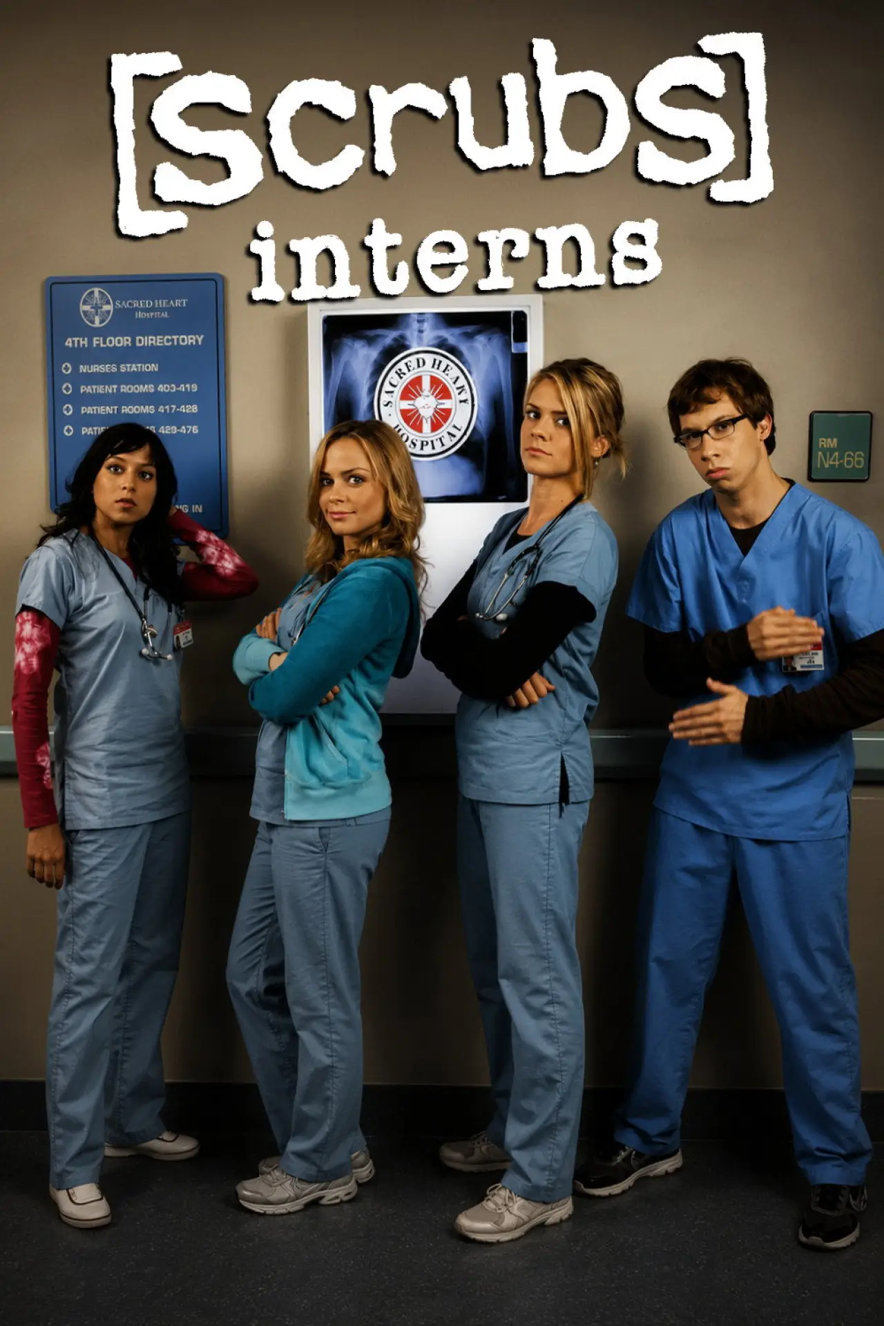 Plakat serialu "Scrubs: Interns"