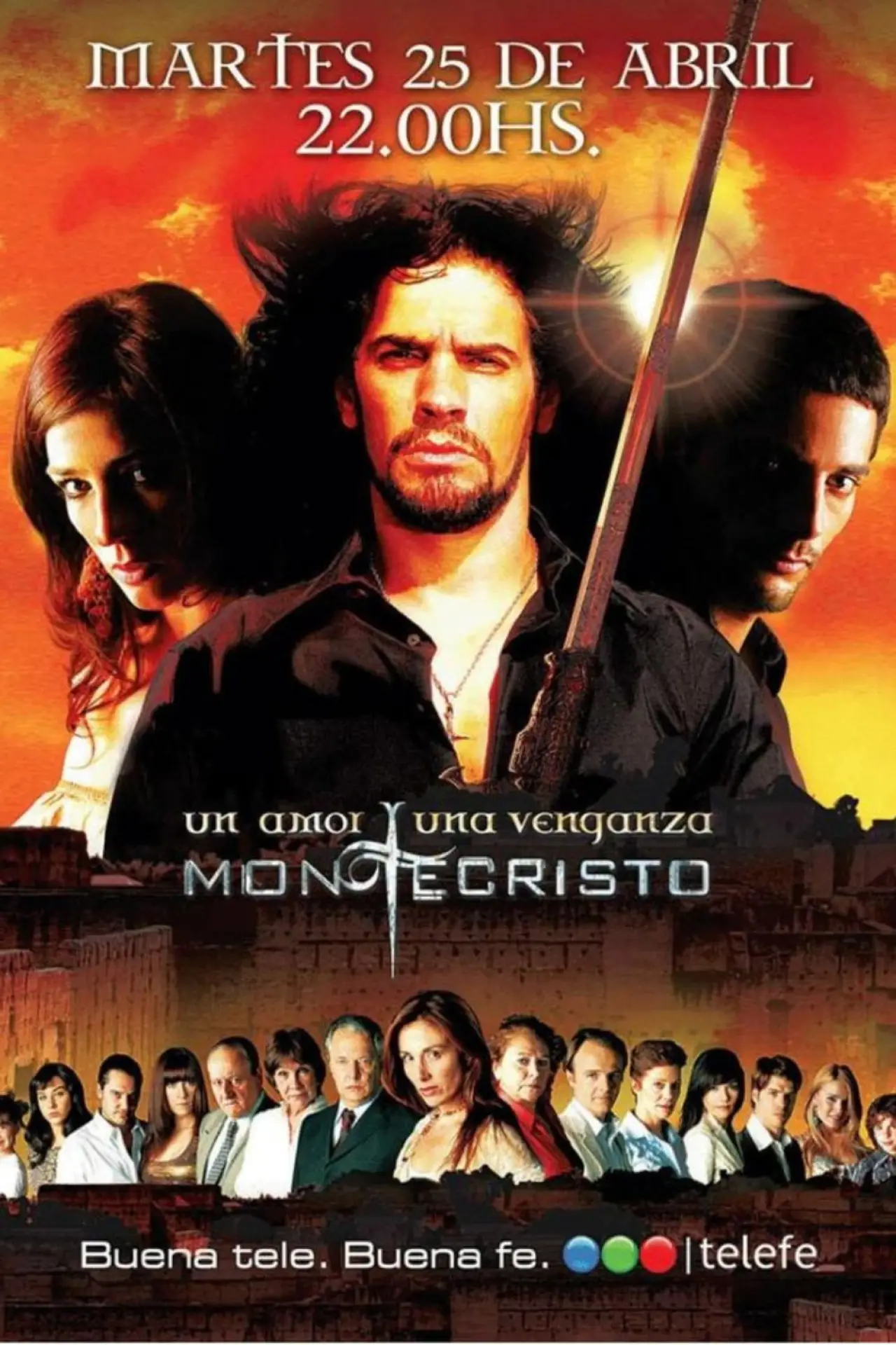 Plakat serialu "Montecristo"