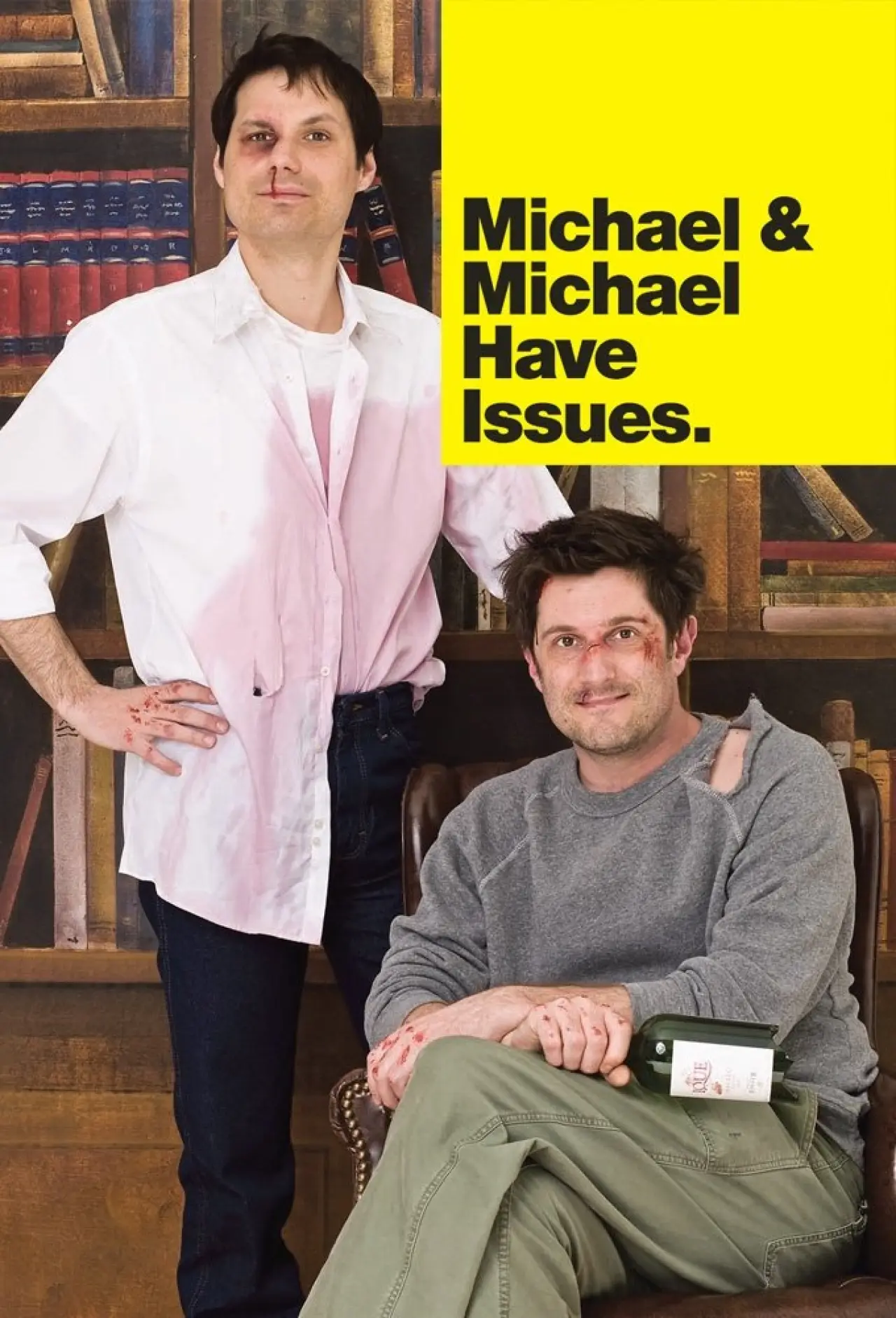 Plakat serialu "Michael i Michael mają problemy"