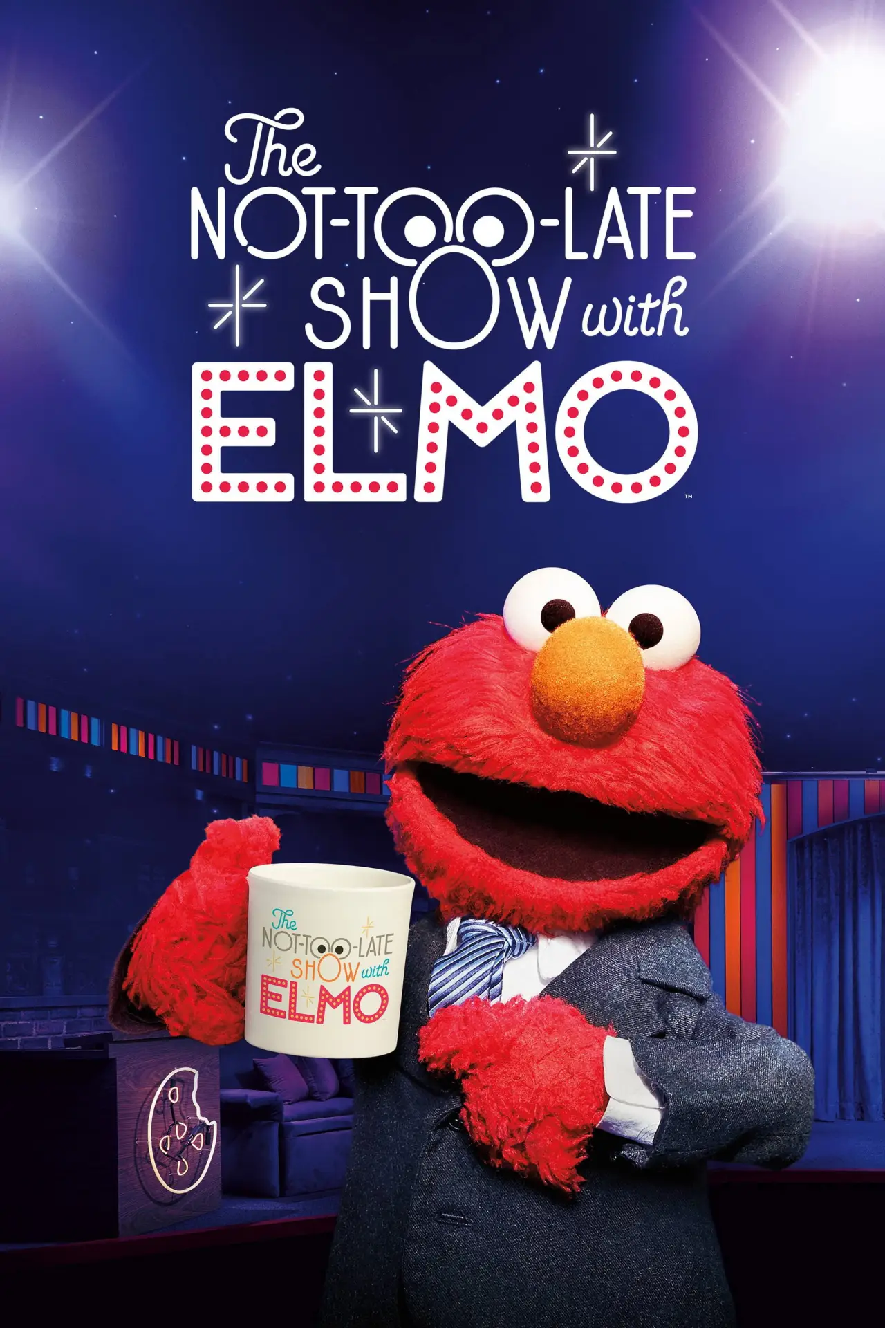 Plakat serialu "The Not-Too-Late Show with Elmo"