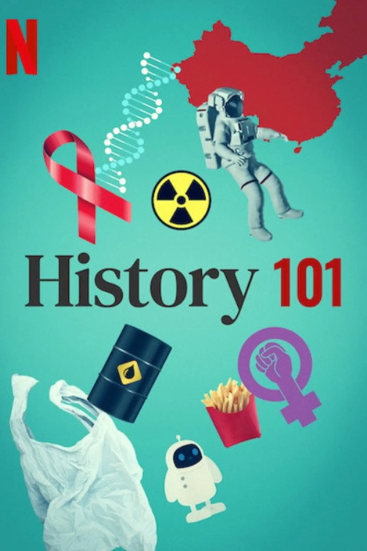 Plakat serialu "Historia w pytaniach i odpowiedziach"